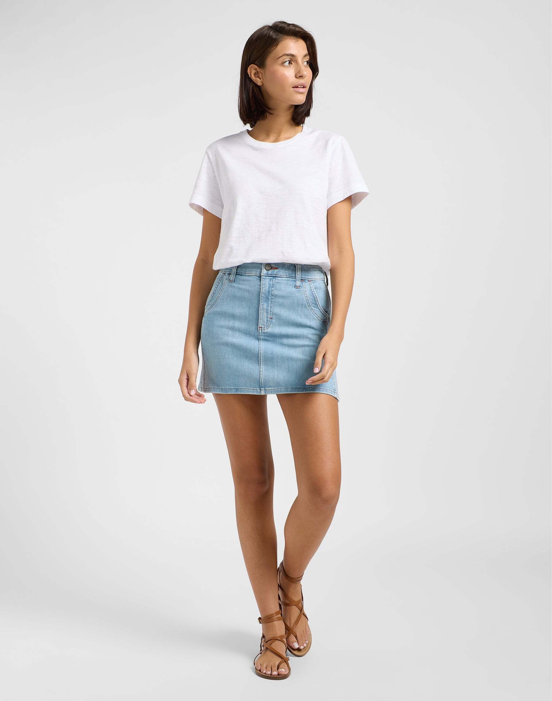 Lee® Jeansrock »LEE Jeansrock Double Seamed Mini Skirt«
