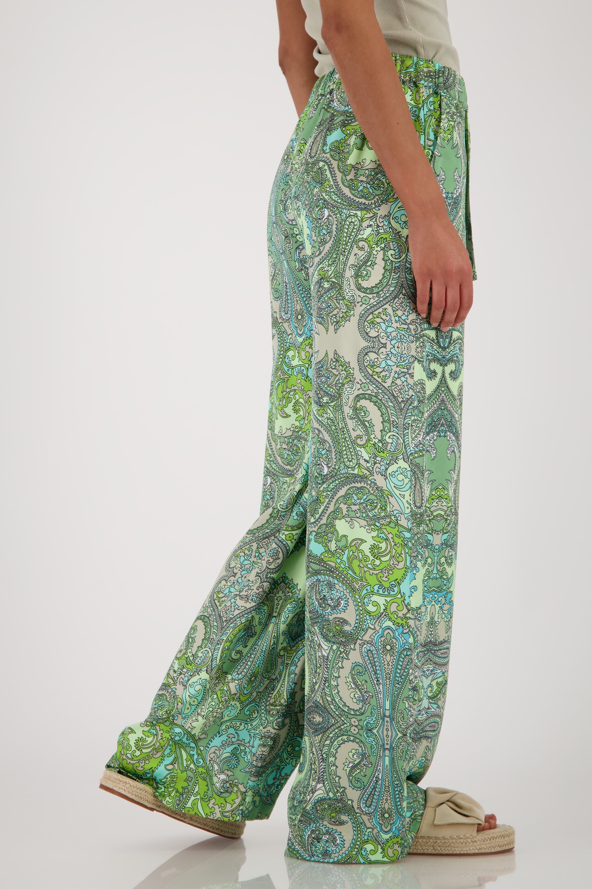 Monari Palazzohose, mit Paisleymuster