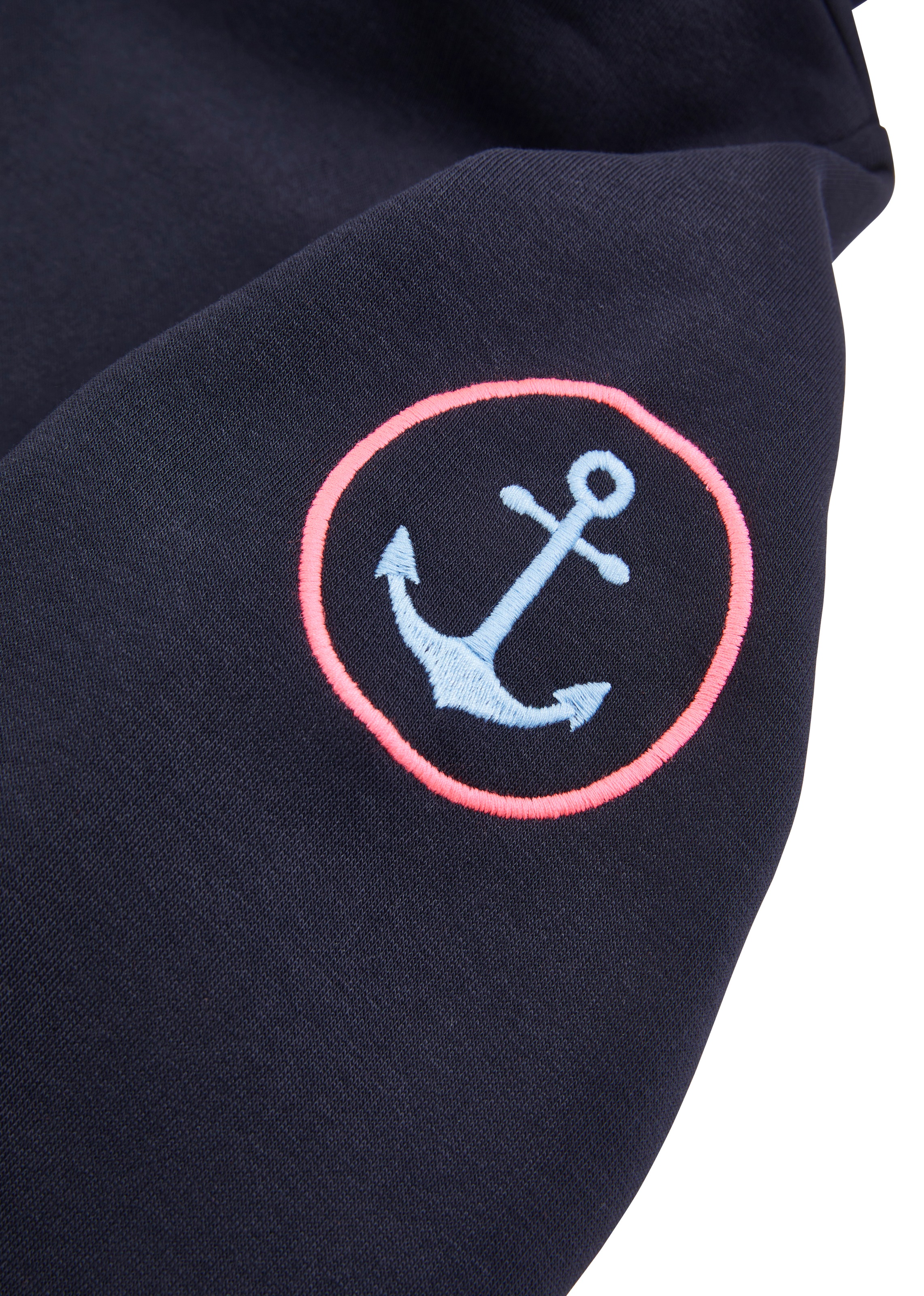 Zwillingsherz Hoodie »Limited Edition«, mit Kapuze, gesticktem "MOIN" und Anker Motiv
