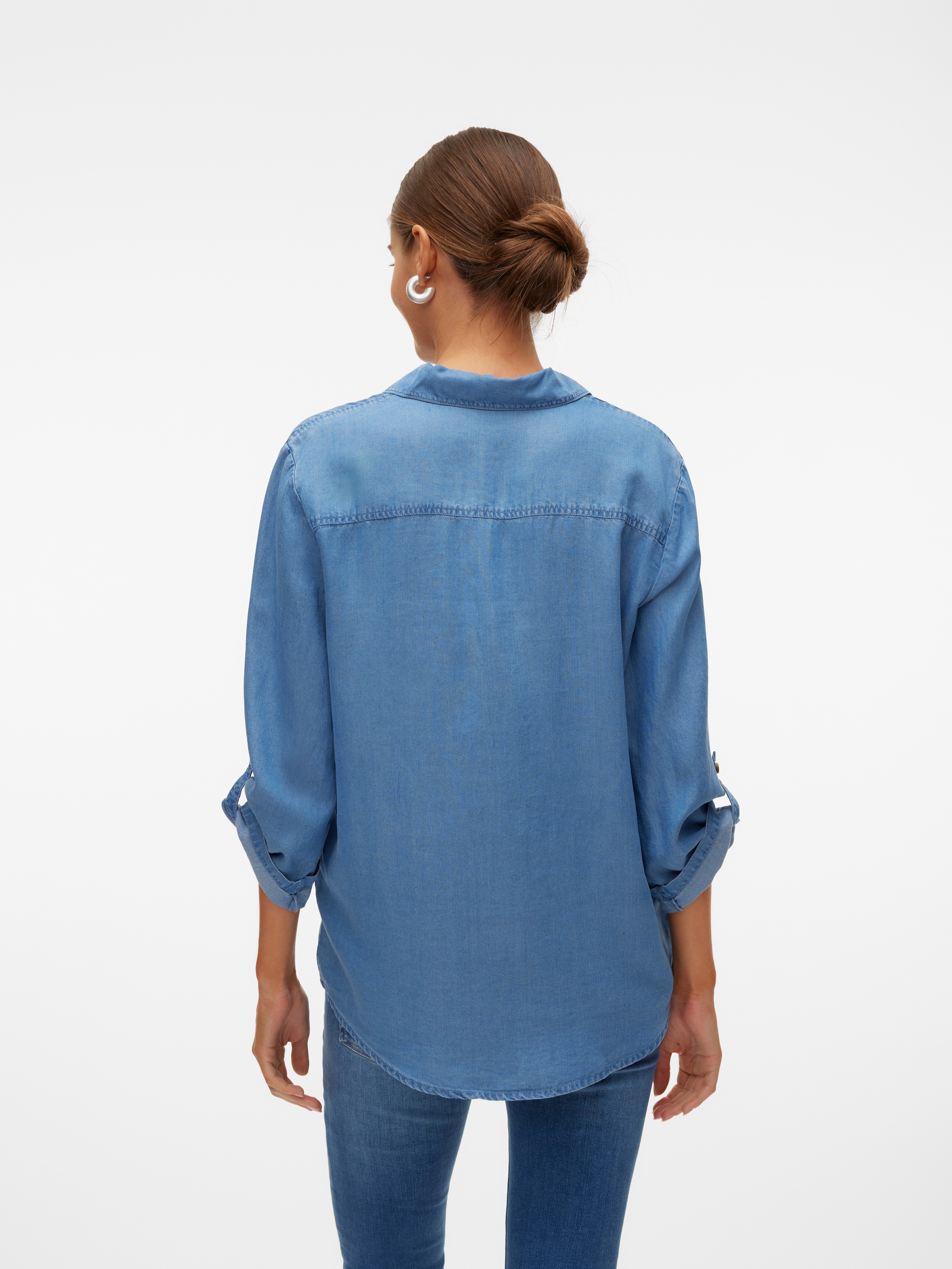 Vero Moda Hemdbluse »VMBREE 7/8 SLEEVE LOOSE TENCEL SHIRT GA«