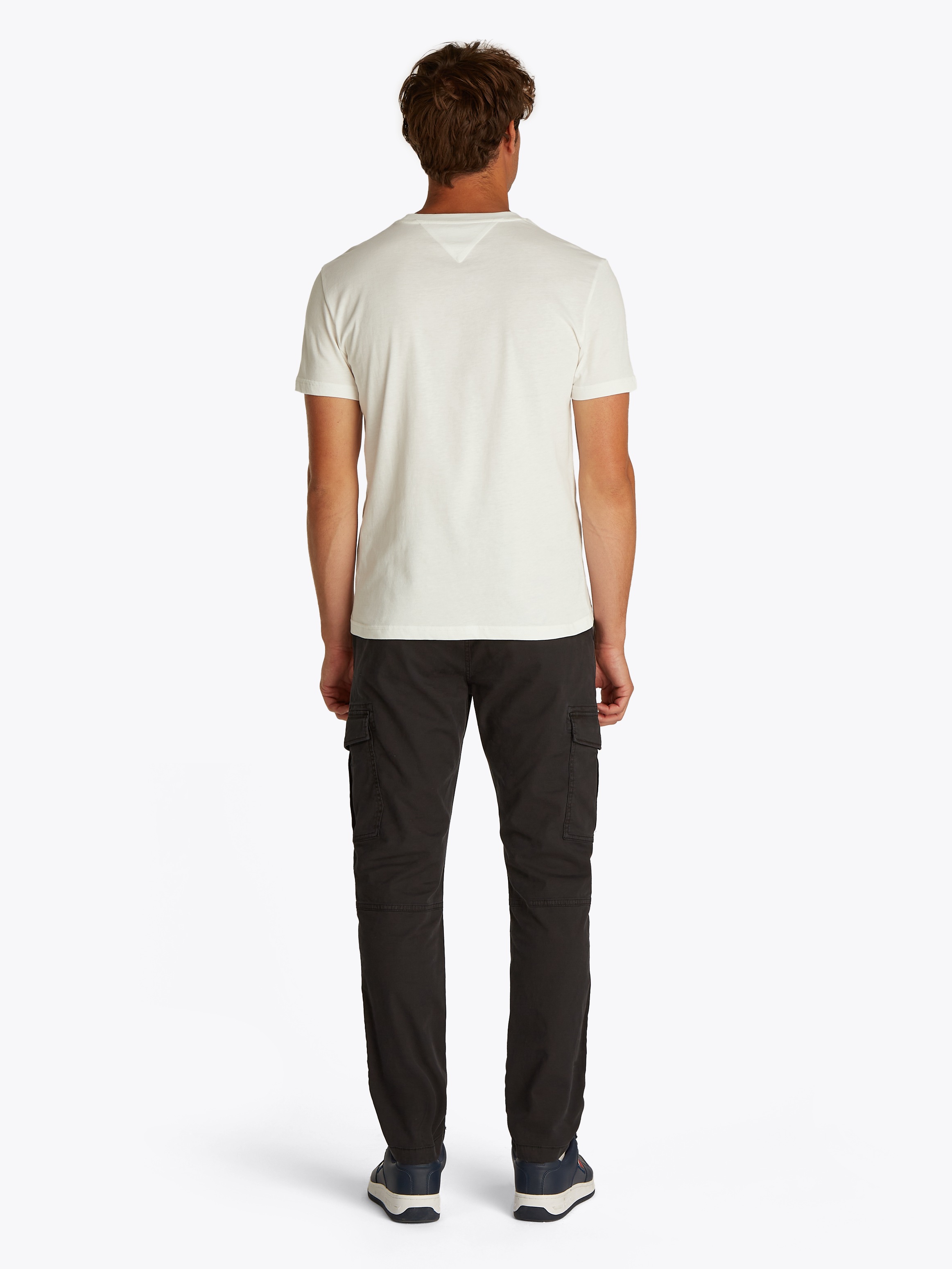 Tommy Jeans Rundhalsshirt »TJM XSLIM 2PACK JERSEY TEE EXT«, (Packung, 2er-Pack), Logostickerei, 2Pack