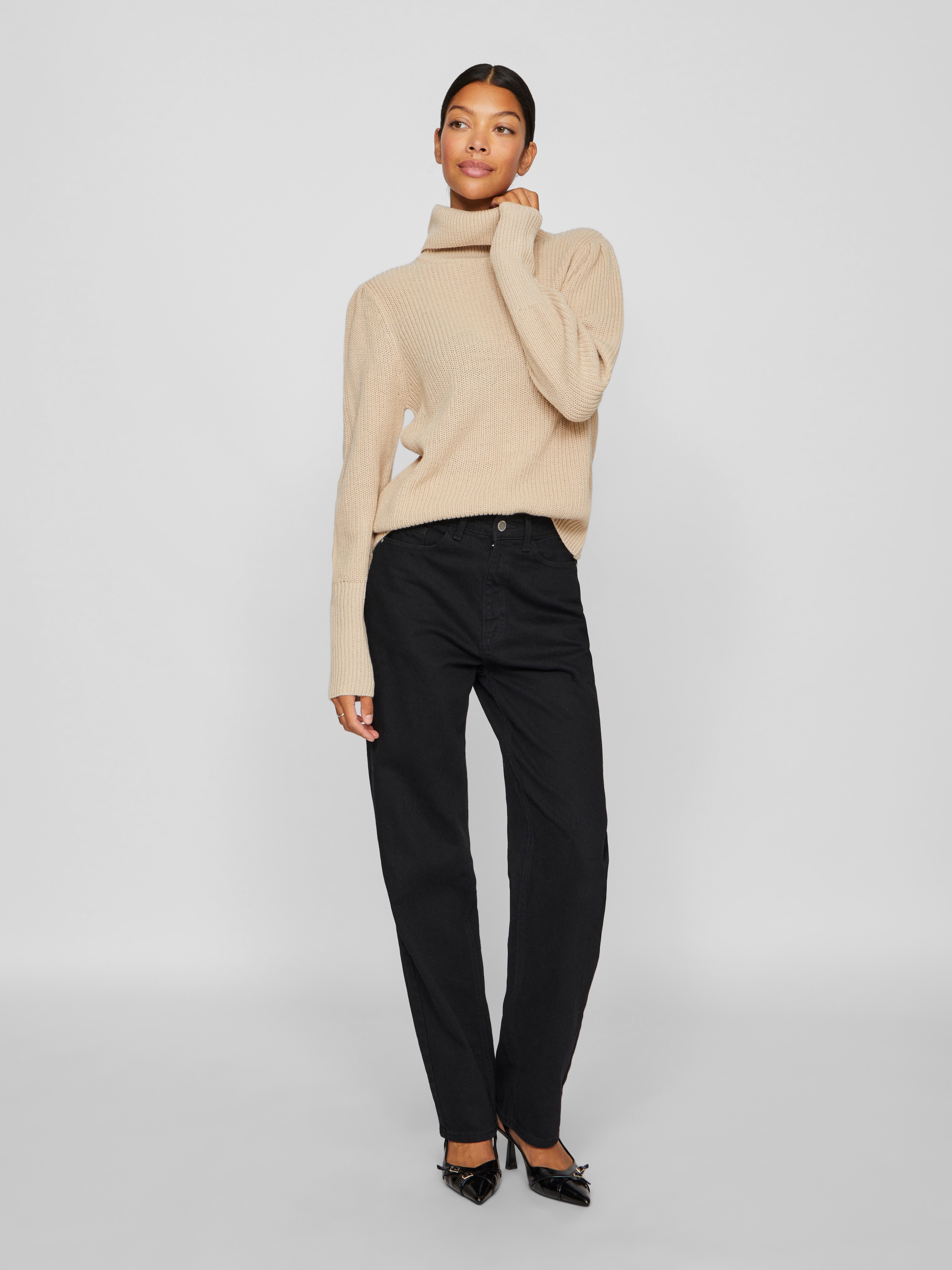 Vila Rollkragenpullover »VILOU NEW ROLLNECK L/S KNIT TOP - NOOS«