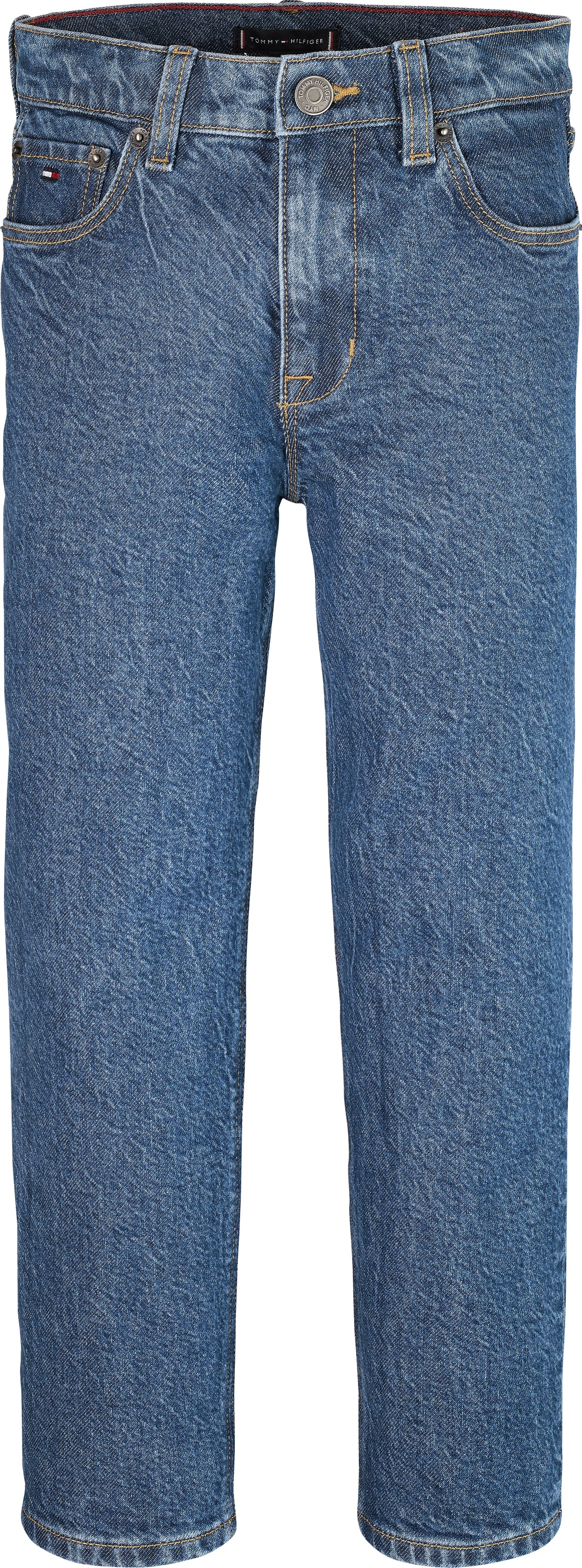 Tommy Hilfiger Stretch-Jeans »ARCHIVE DARK BLUE DENIM«, für Kinder bis 16 Jahre, stone washed