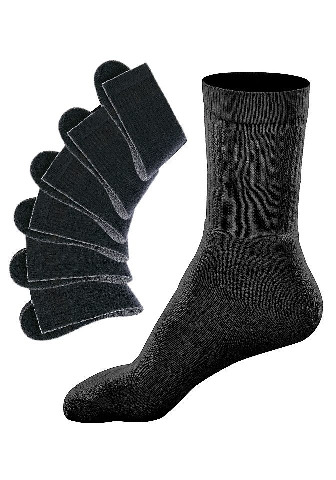 Jelmoli-Versand in Schweiz Go Schaft Paar), bei geripptem shoppen Tennissocken, 6 mit (Set, online