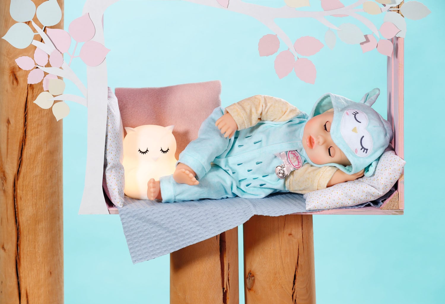 Baby Annabell Puppenkleidung »Kuschelanzug Eule, 43 cm«