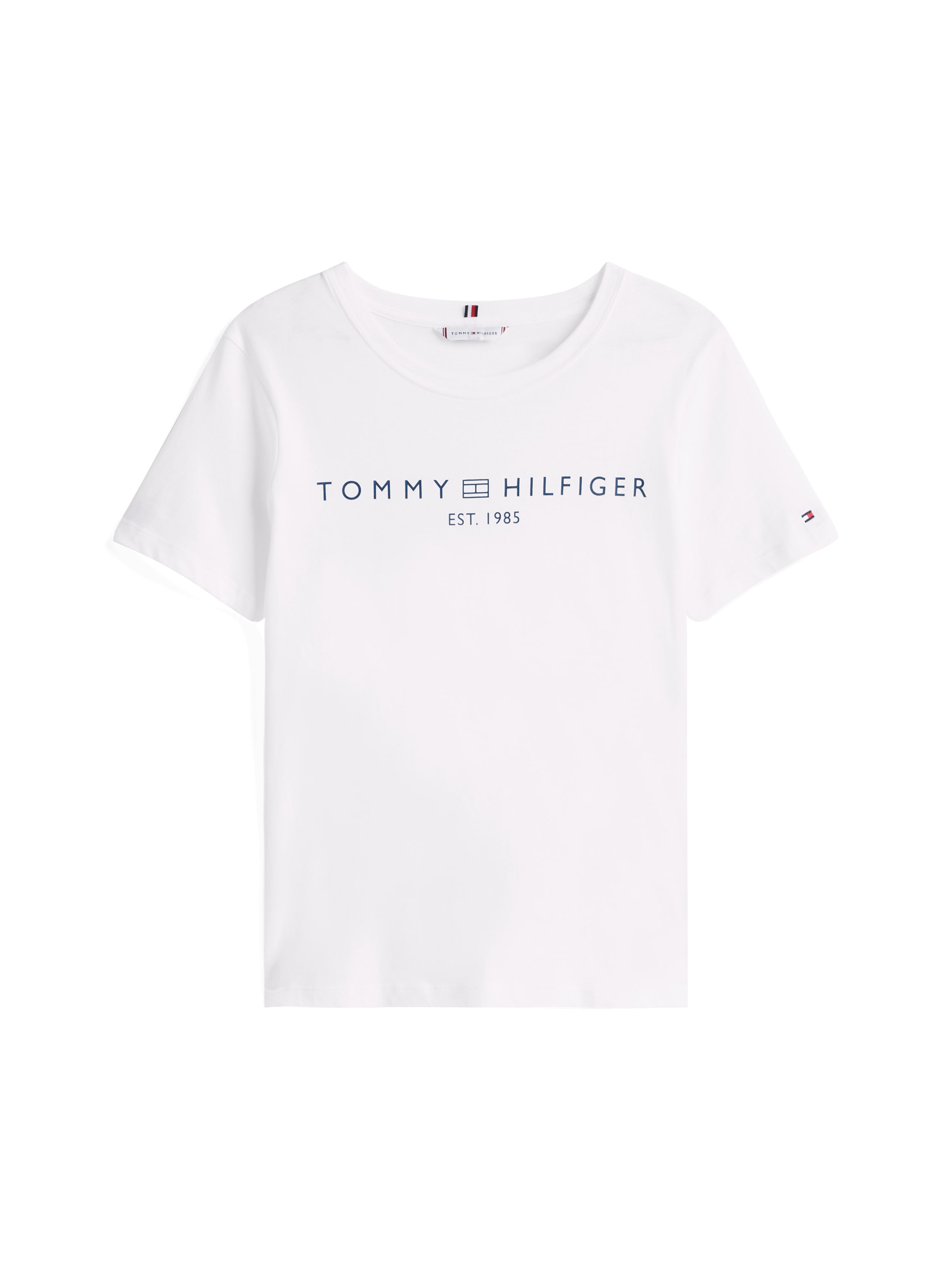 Tommy Hilfiger T-Shirt »REG CORP LOGO C-NK SS«, mit Logoschriftzug