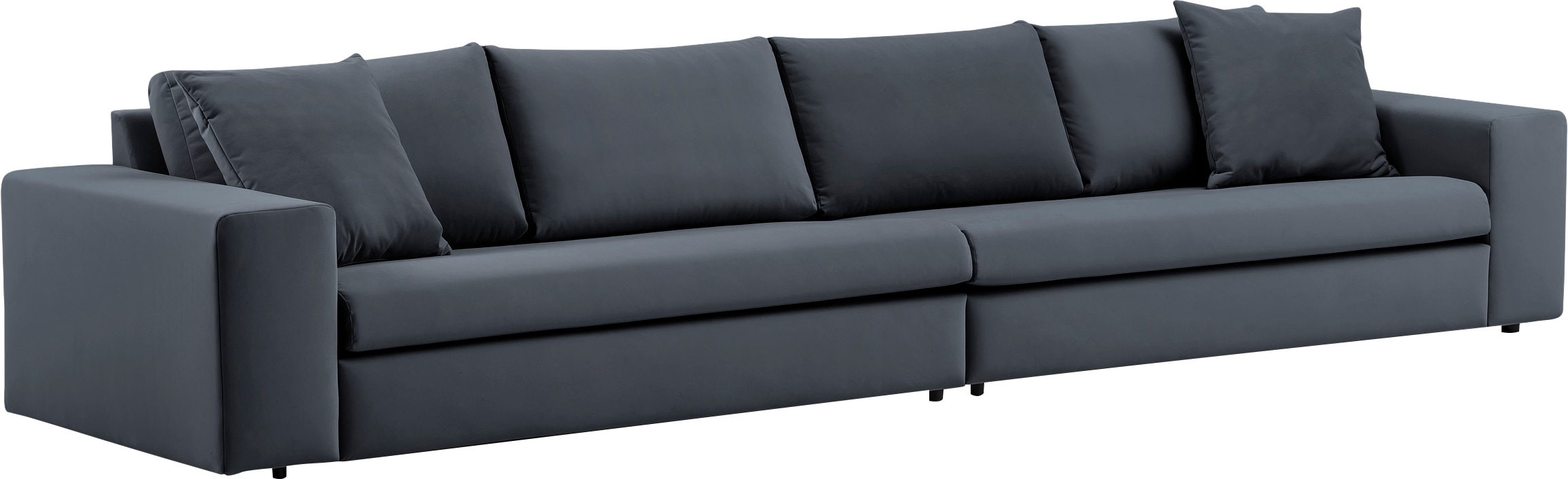 andas 4-Sitzer »SLEETLAND XXL in Samtvelours oder Vintage-Leder-Optik«, besonders gross und bequem