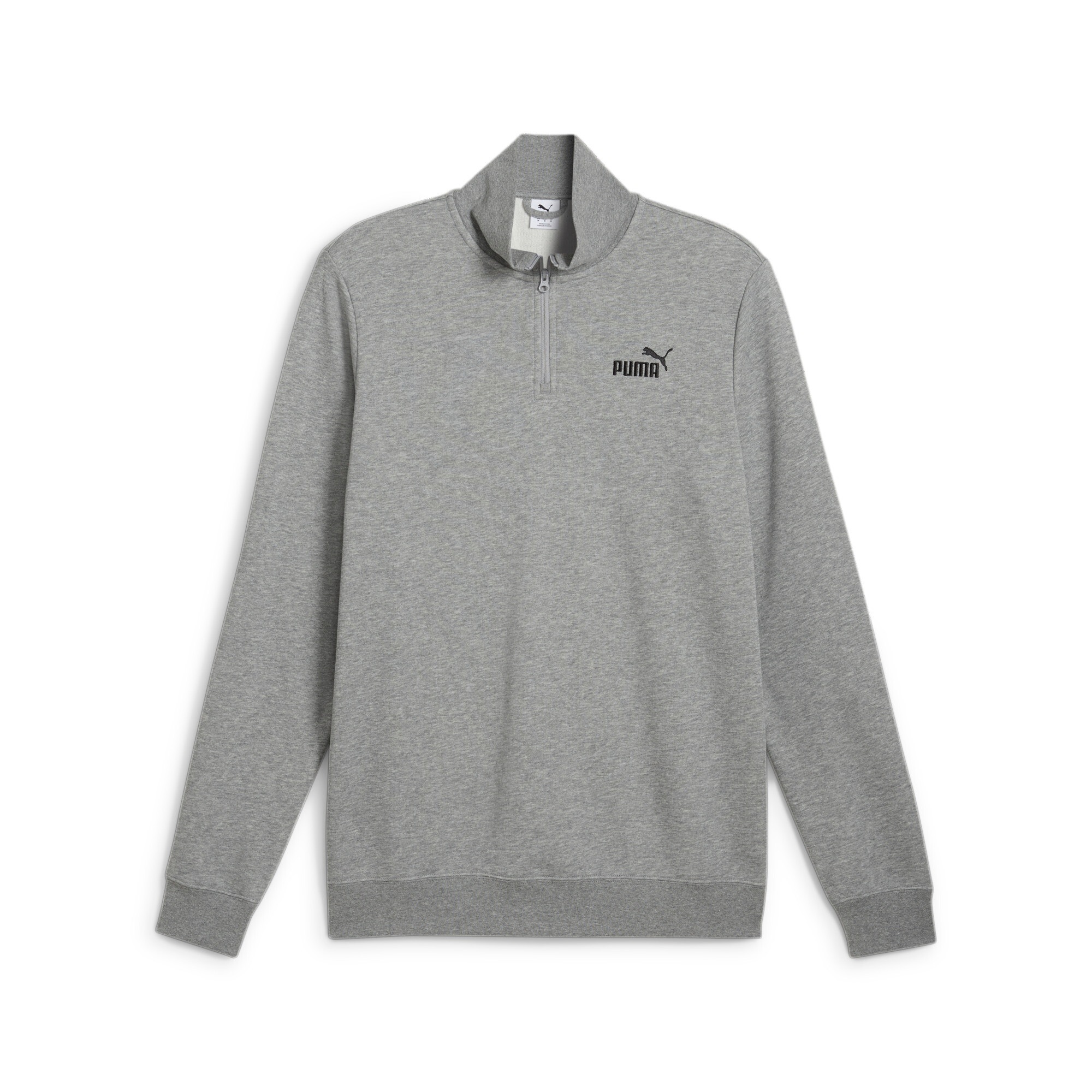 PUMA Langarmshirt »ESS NO. 1 LOGO HALF-ZIP TR« Regular Fit, mit Reissverschluss bis zum Hals