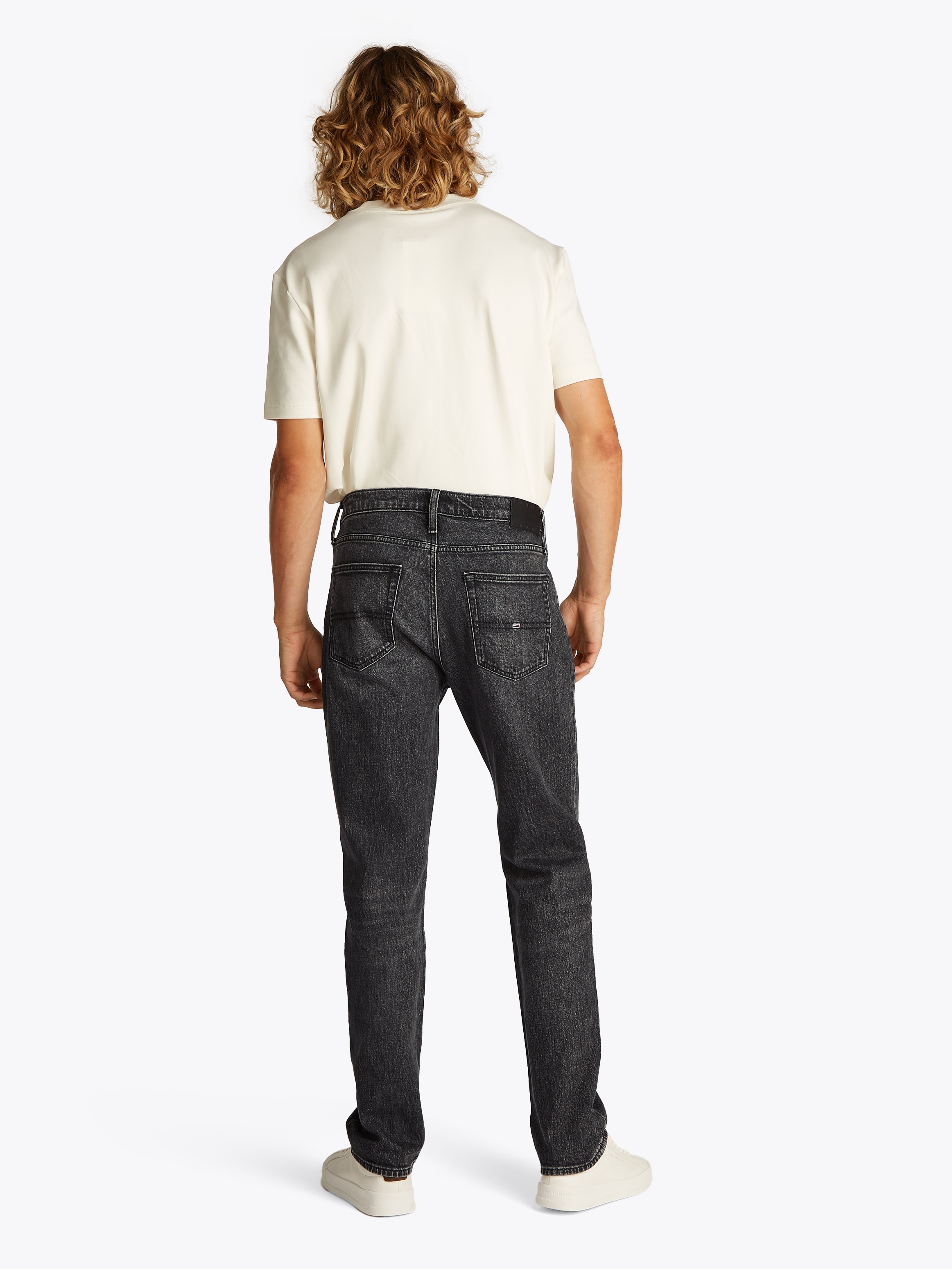 Tommy Jeans Slim-fit-Jeans »Ryan Regular Slim Straight«, Slim‑Straight‑Jeans aus hochwertigem Denim regulärer Leibhöhe