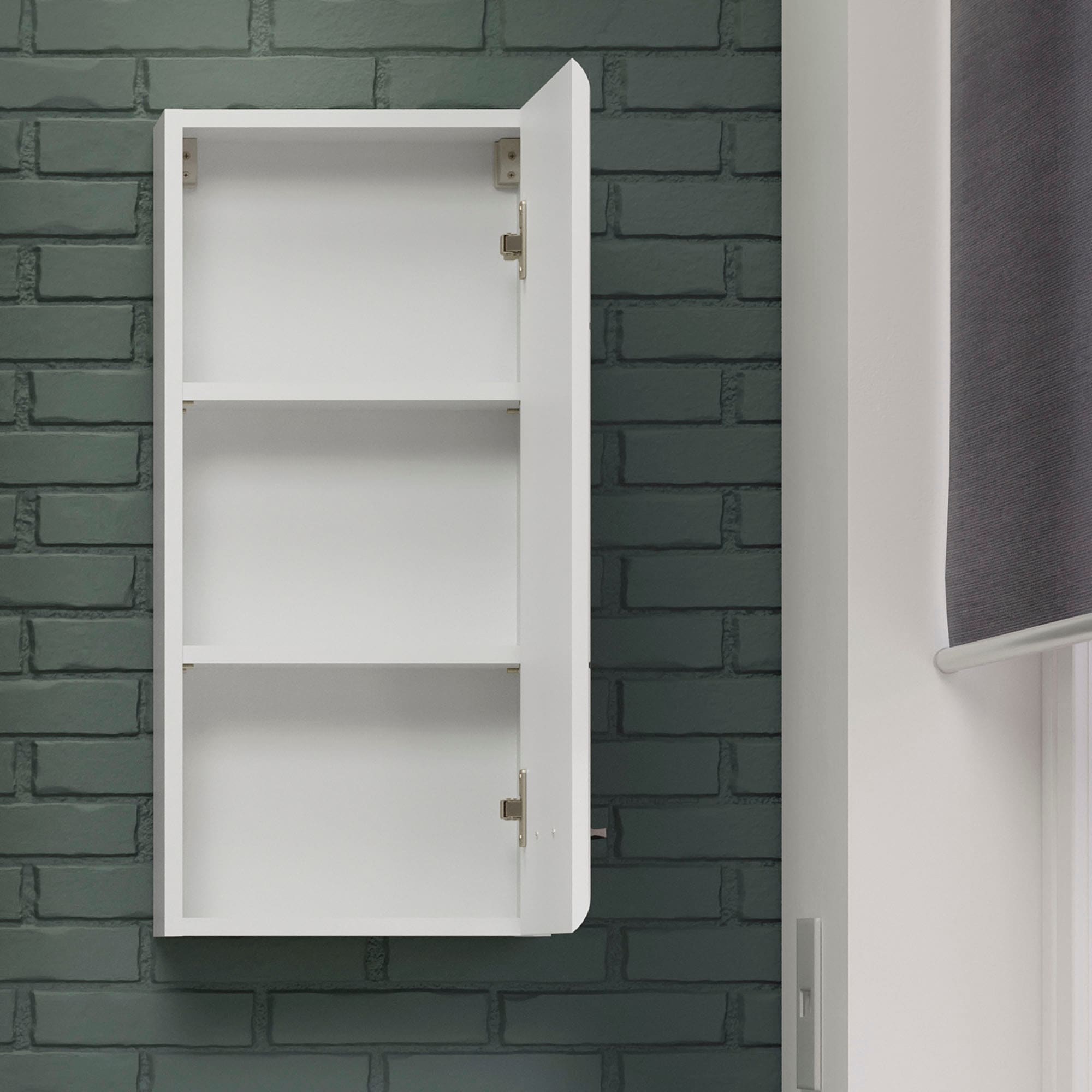 welltime Hängeschrank »Ravenna«, Badschrank mit waagerechten Fräsungen - Masse (B/T/H) 35/75/16 cm