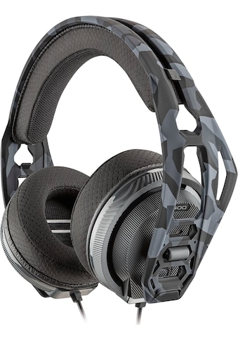 Gaming-Headset »Nacon RIG 400HX Urban-Camo-schwarz, 3,5 mm Klinke«, Mikrofon abnehmbar