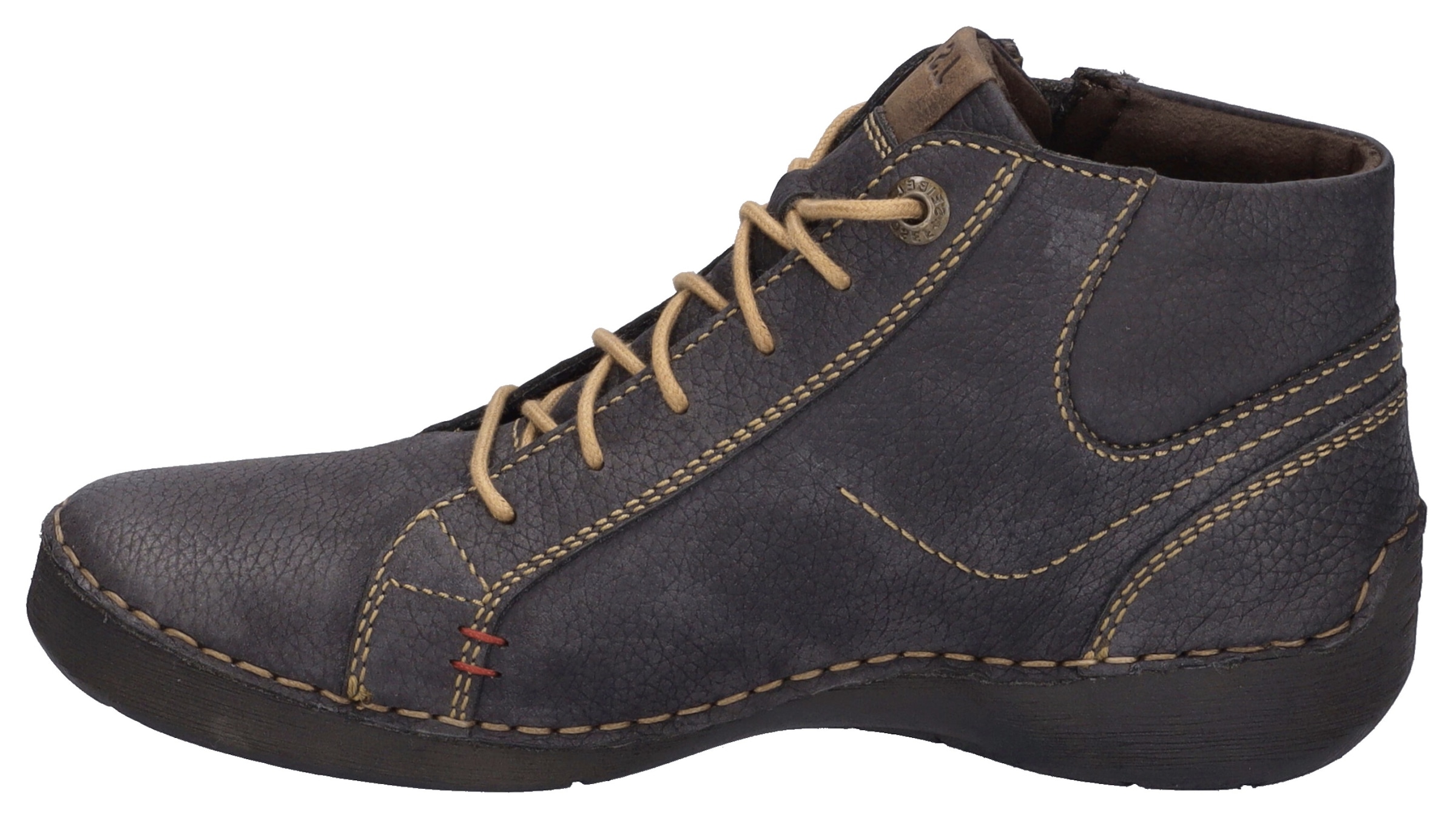 Josef Seibel Schnürstiefelette »Fergey 67«, Schnürstiefel, Winterstiefel, Bequemschuh mit Reissverschluss