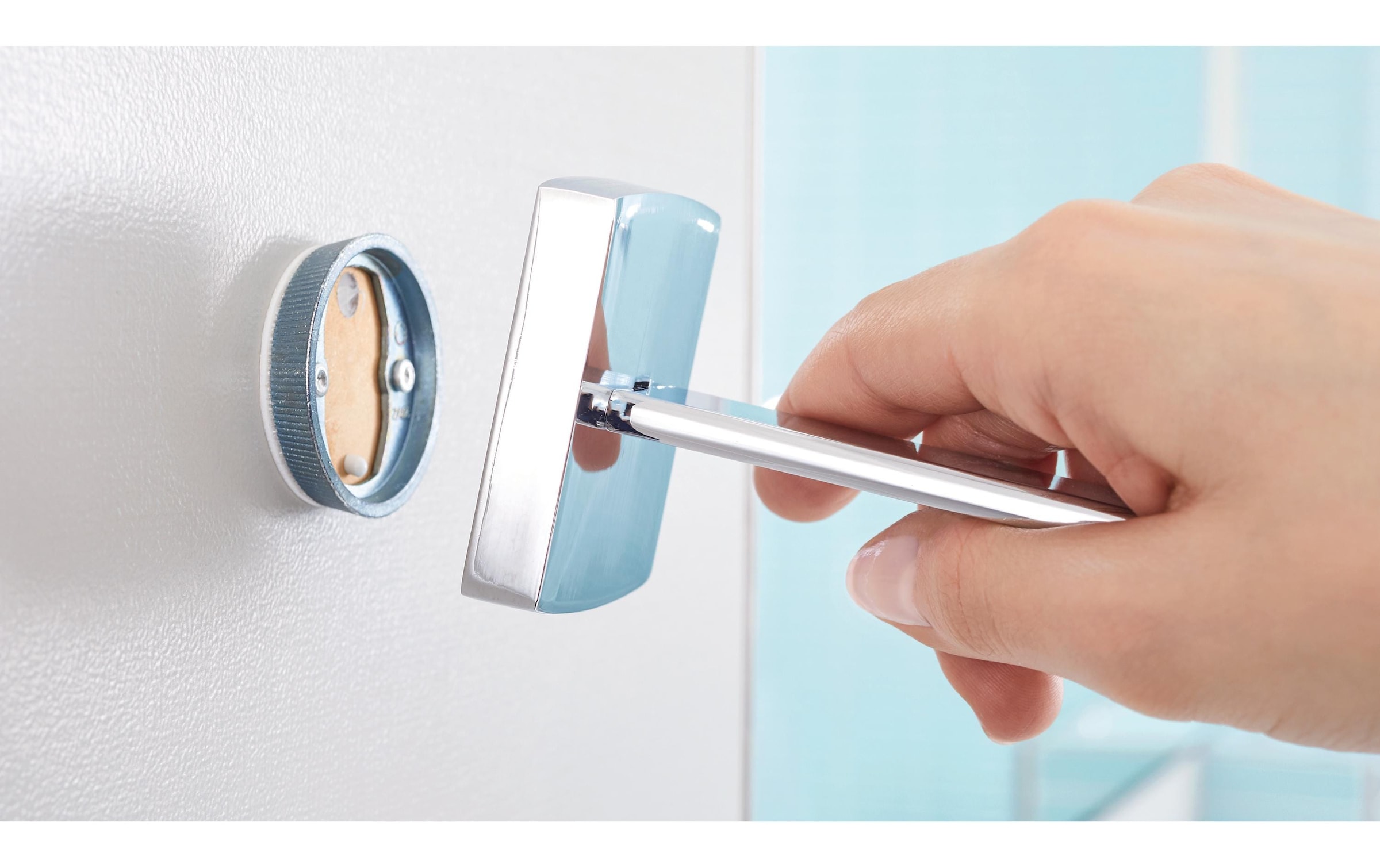 tesa Toilettenpapierhalter »Klaam mit Deckel«