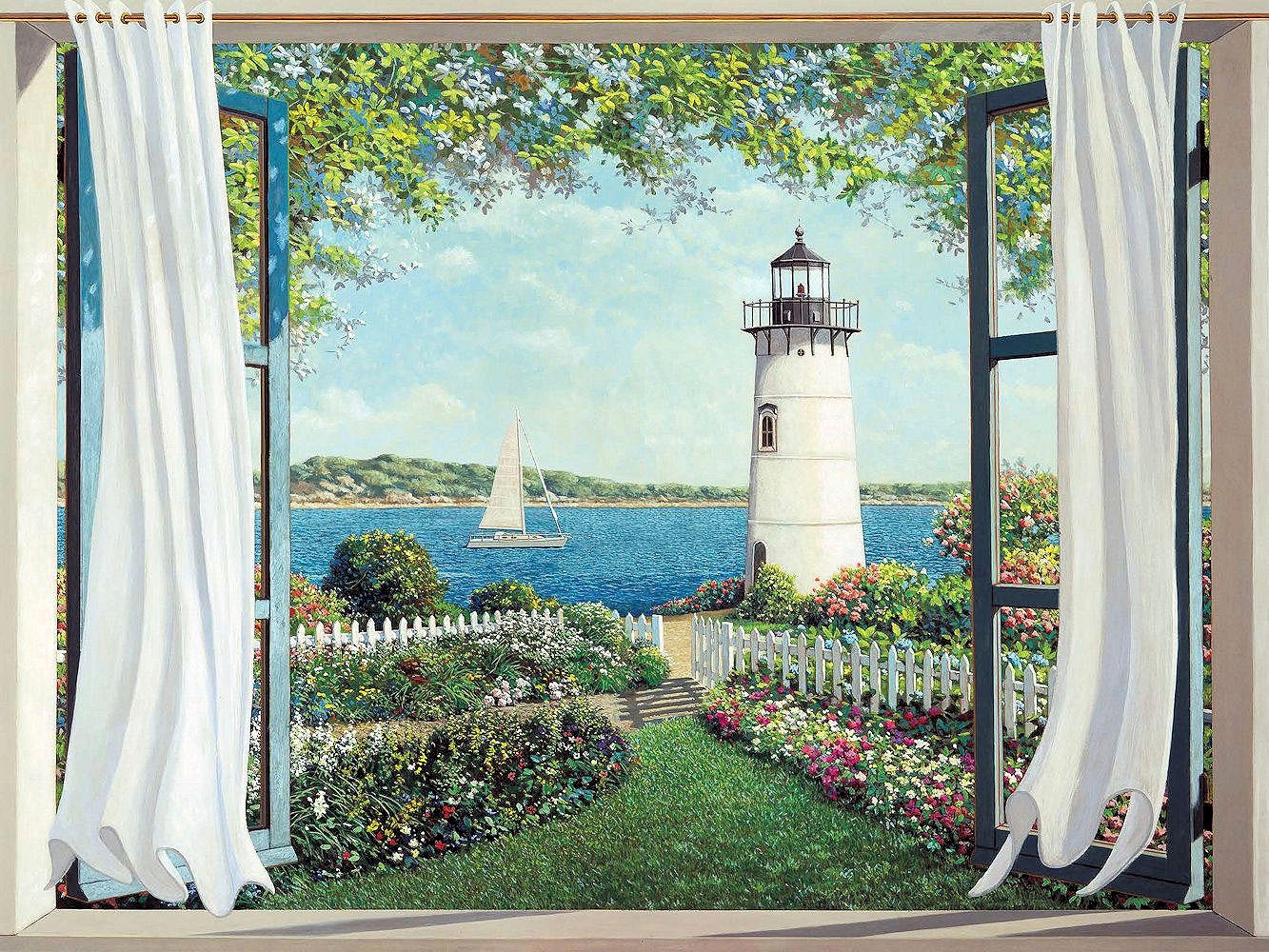 Home affaire Kunstdruck »ANDREA DEL MISSIER / Finestra sul faro«, (1 St.) kaufen