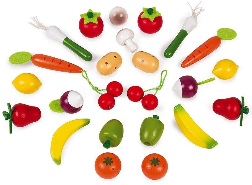 Janod Spiellebensmittel »Obst- und Gemüse Sortiment im Korb«