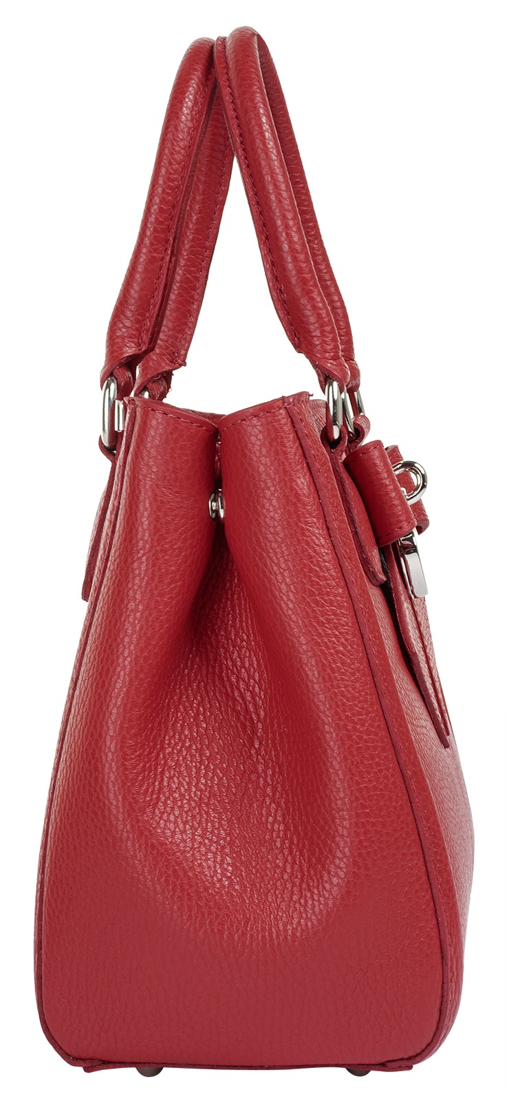 Cluty Henkeltasche, echt Leder, Made in Italy