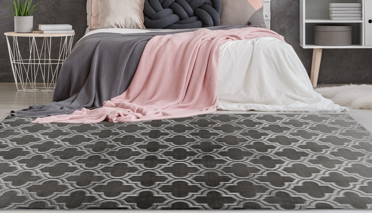 my home Teppich »Triana« rechteckig 7 mm Höhe 3D-Design, geometrisches & modernes Design, Kurzflor, kuschelig