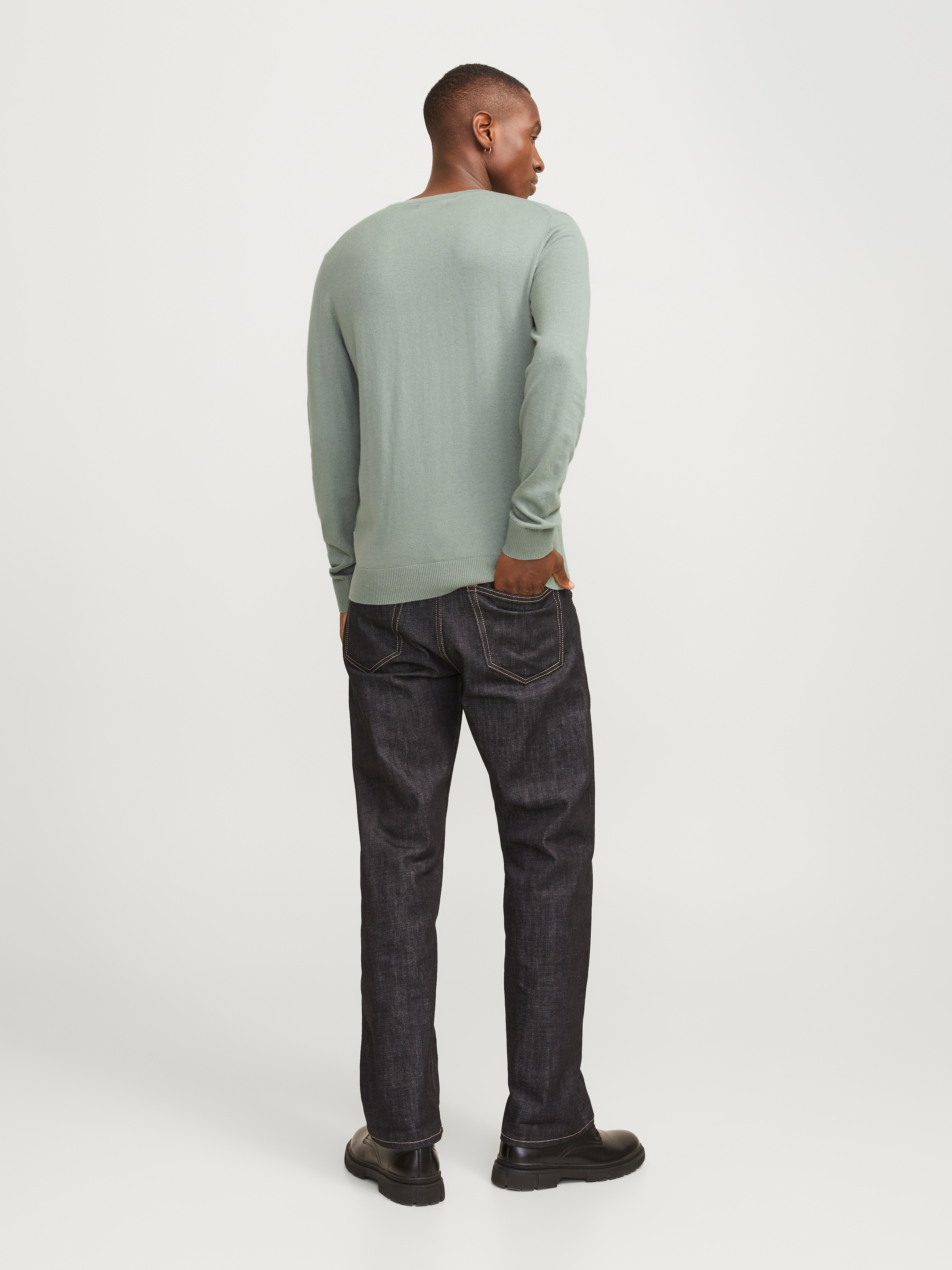 Jack & Jones Strickpullover »JJEEMIL KNIT CREW NECK NOOS«, mit Rundhalsausschnitt
