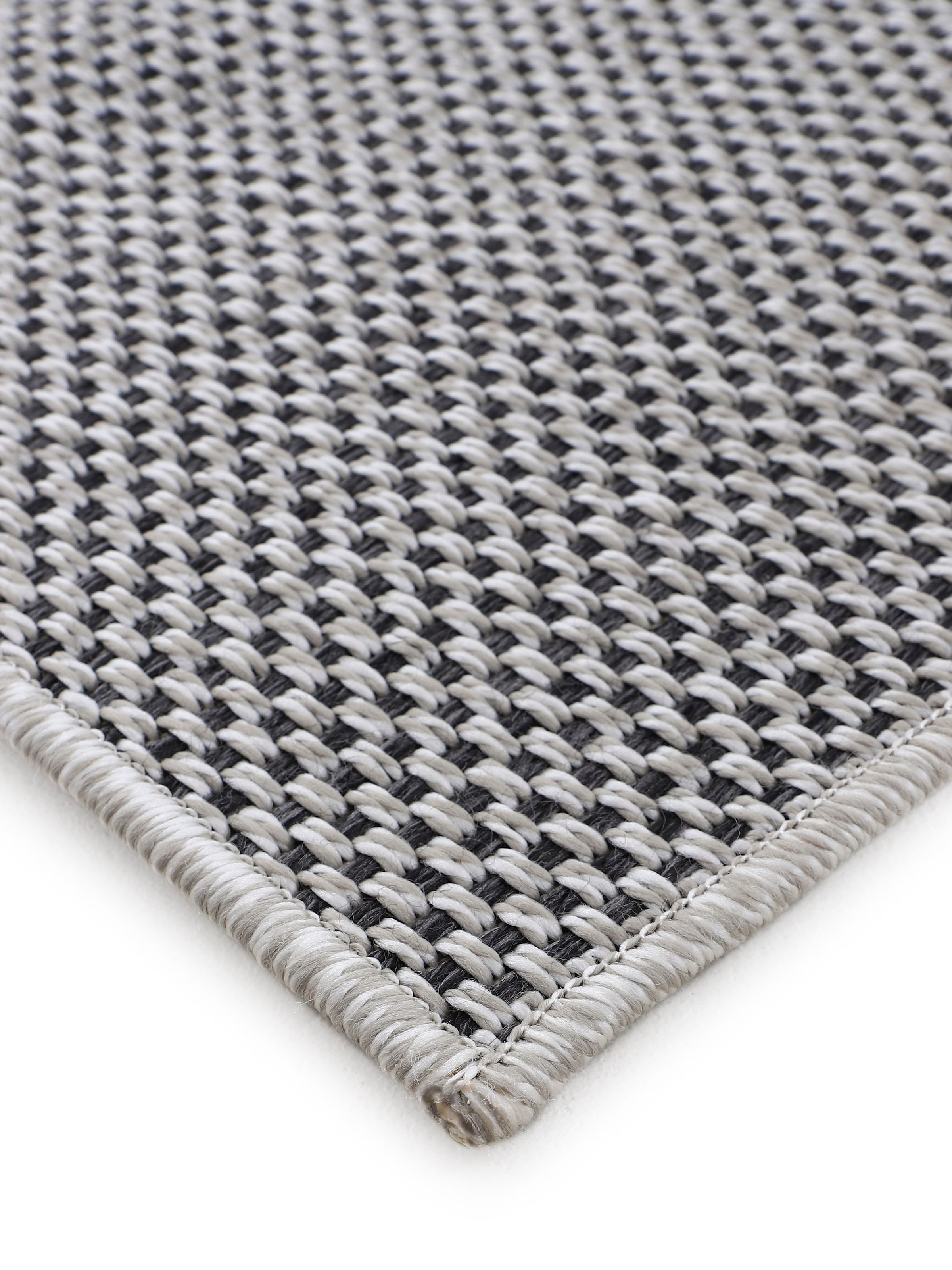 carpetfine Teppich »Boho 105«, rechteckig, 4 mm Höhe, robustes Flachgewebe, Sisal Optik, UV-beständig, Aussenbereich
