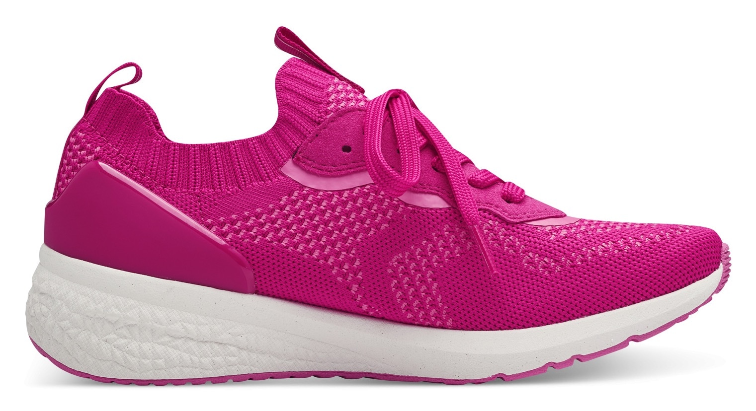 Tamaris Slip-On Sneaker, Freizeitschuh, Halbschuh, Schnürschuh mit aufgesetzer Zierschnürung