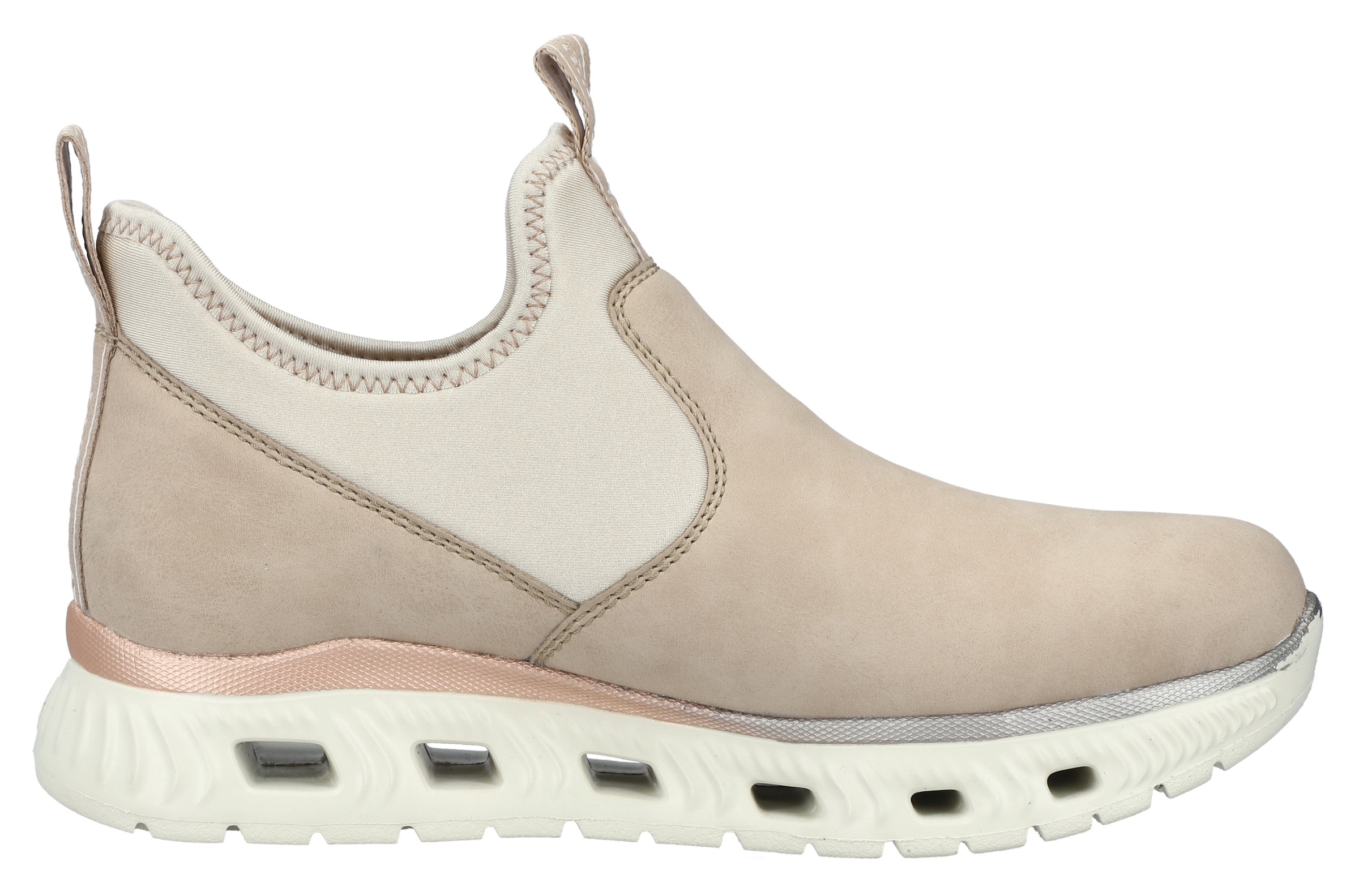RIEKER Sport Schlupfboots, High-Top-Sneaker, Schlupfboots mit elastischem Schaft
