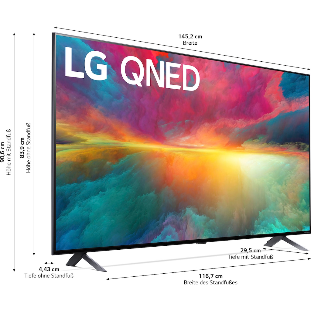 LG QNED-Fernseher »65QNED756RA«, 165 cm/65 Zoll, 4K Ultra HD, Smart-TV