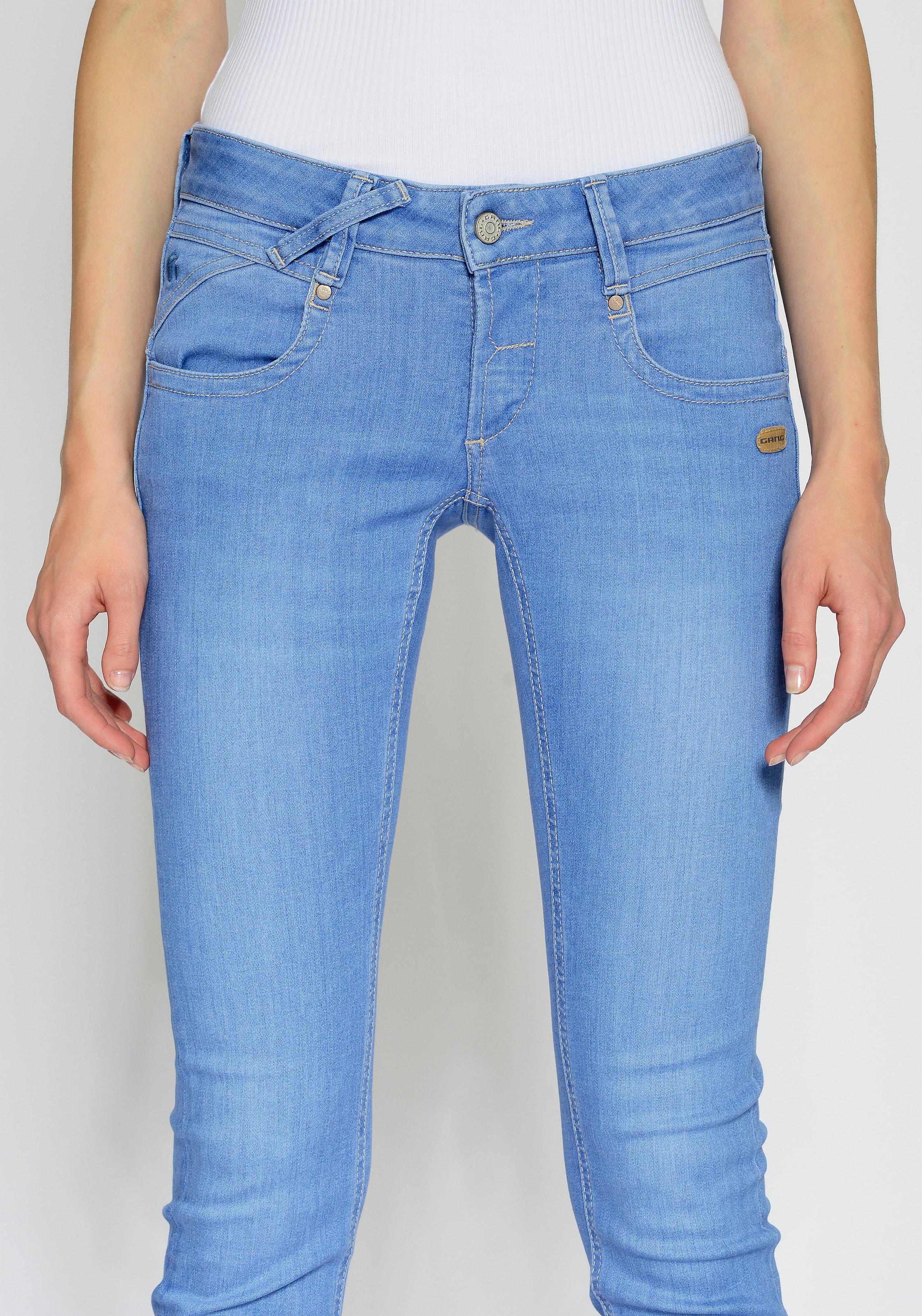 GANG Skinny-fit-Jeans »94Nena«, mit Used-Effekten bei Schweiz online bestellen Jelmoli-Versand