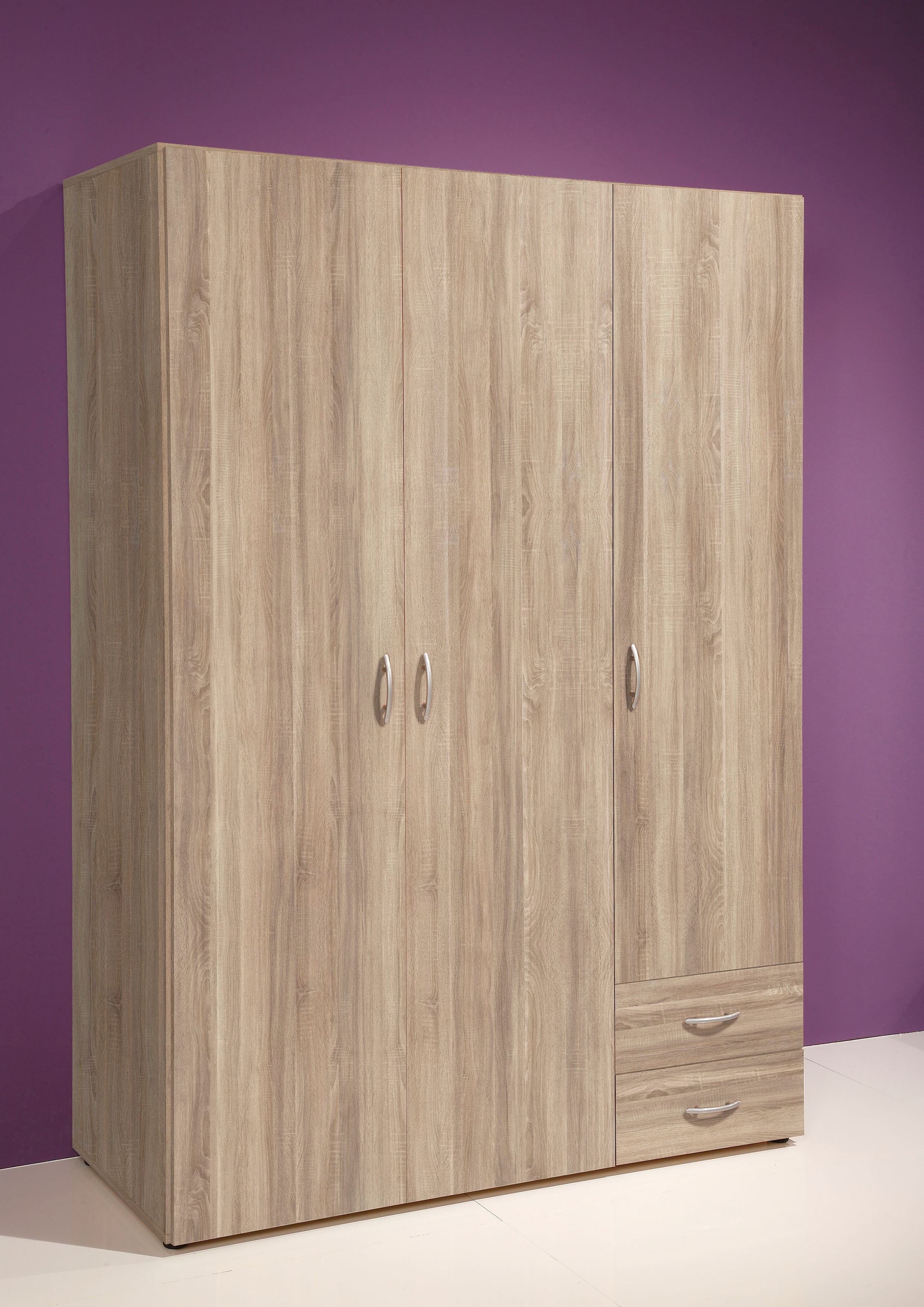 Schlafkontor Drehtürenschrank »Base Kleiderschrank Joe Garderobe Hochschrank Wäscheschrank«, Bega Schrank Schlafzimmer Bestseller in 3 Breiten und 2 Farben