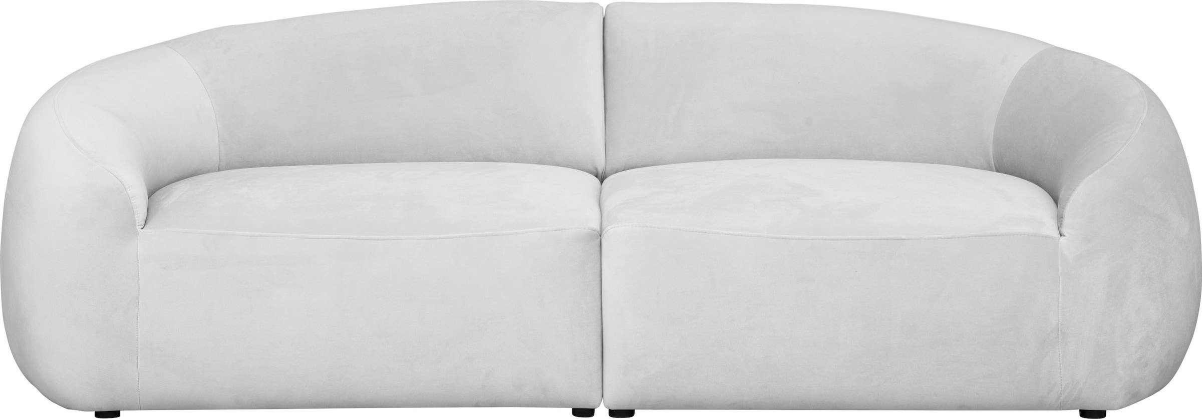 LeGer Home by Lena Gercke Big-Sofa »Designersofa, organische Form, Masse B/T/H: 240/64/81 cm«, mit Wellenunterfederung, auch in Bouclé, passend zur Serie