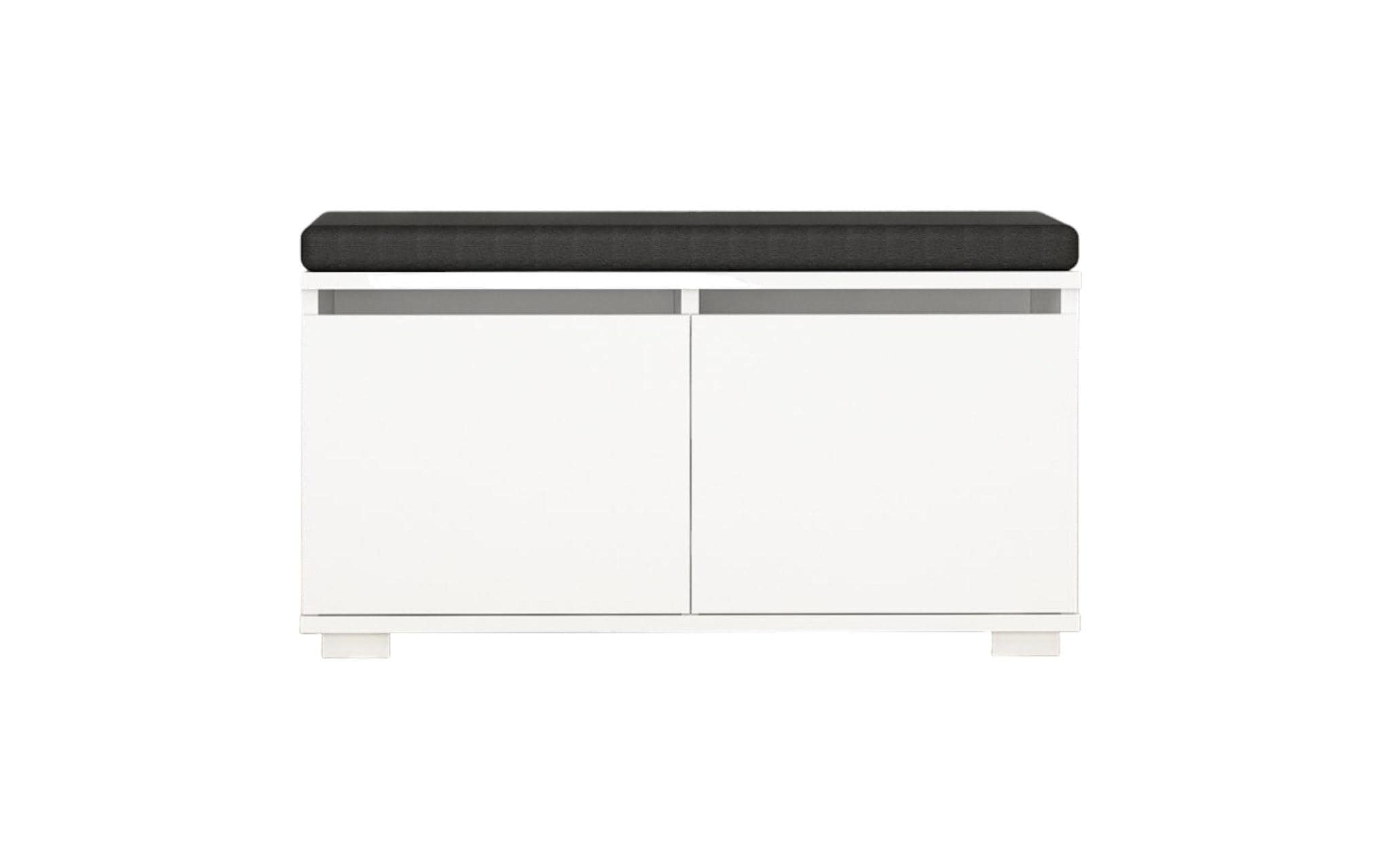 Schuhschrank »Woody Fashion Drago 80 x 42 x 35 cm, Weiss/Schwarz«
