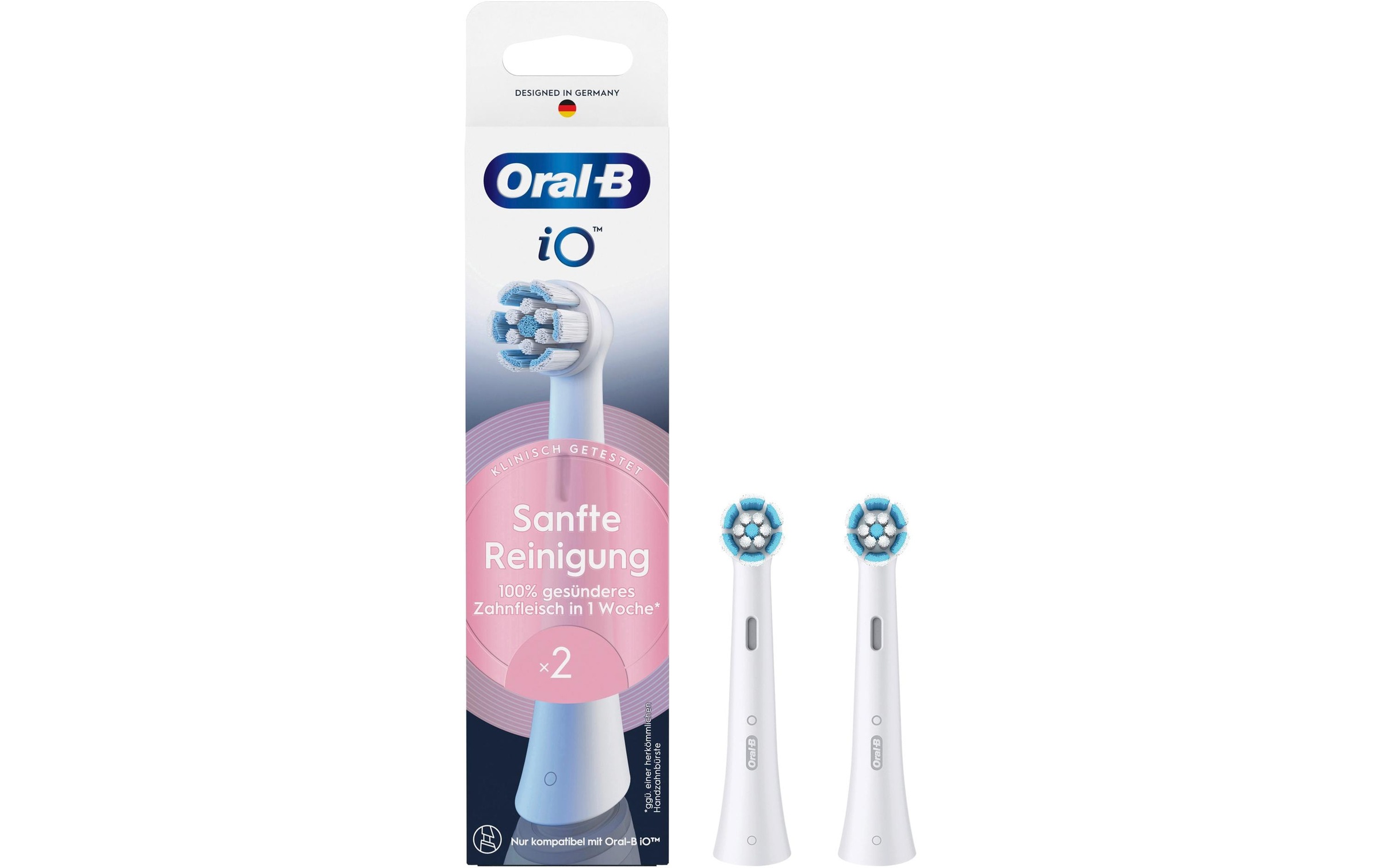 Oral-B Aufsteckbürste »iO Sanfte Reinigung 2 Stück«