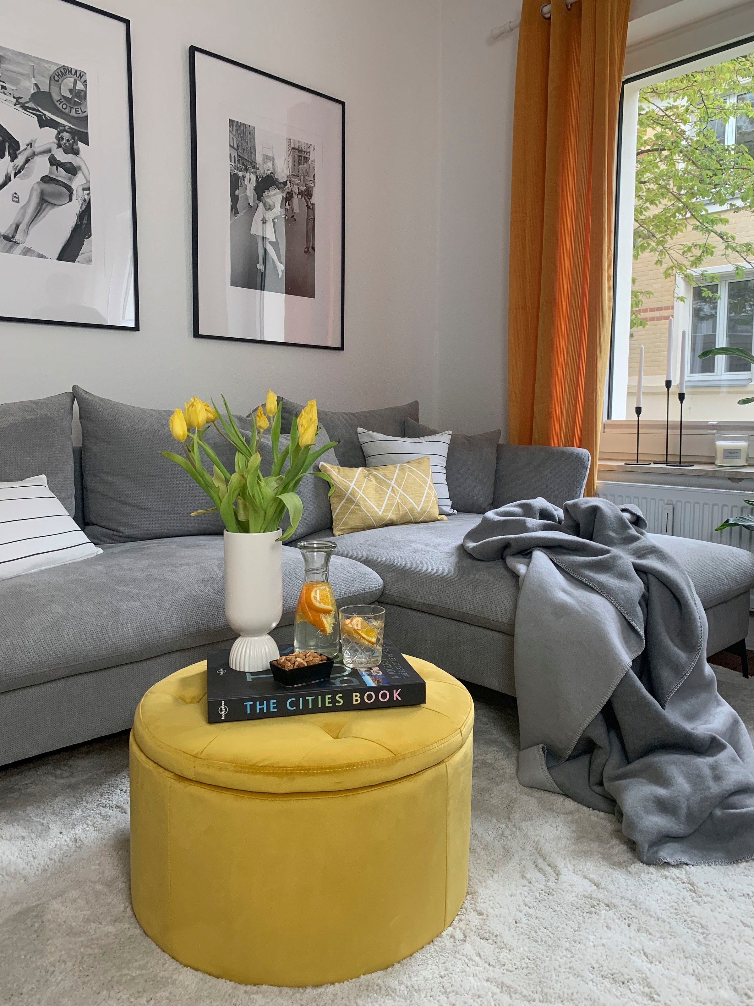 andas Ecksofa »LIVORNO,258 cm, L-Form,«, Schlaffunktion u. Bettkasten (139/224cm), Samt, Struktur, Webstoff