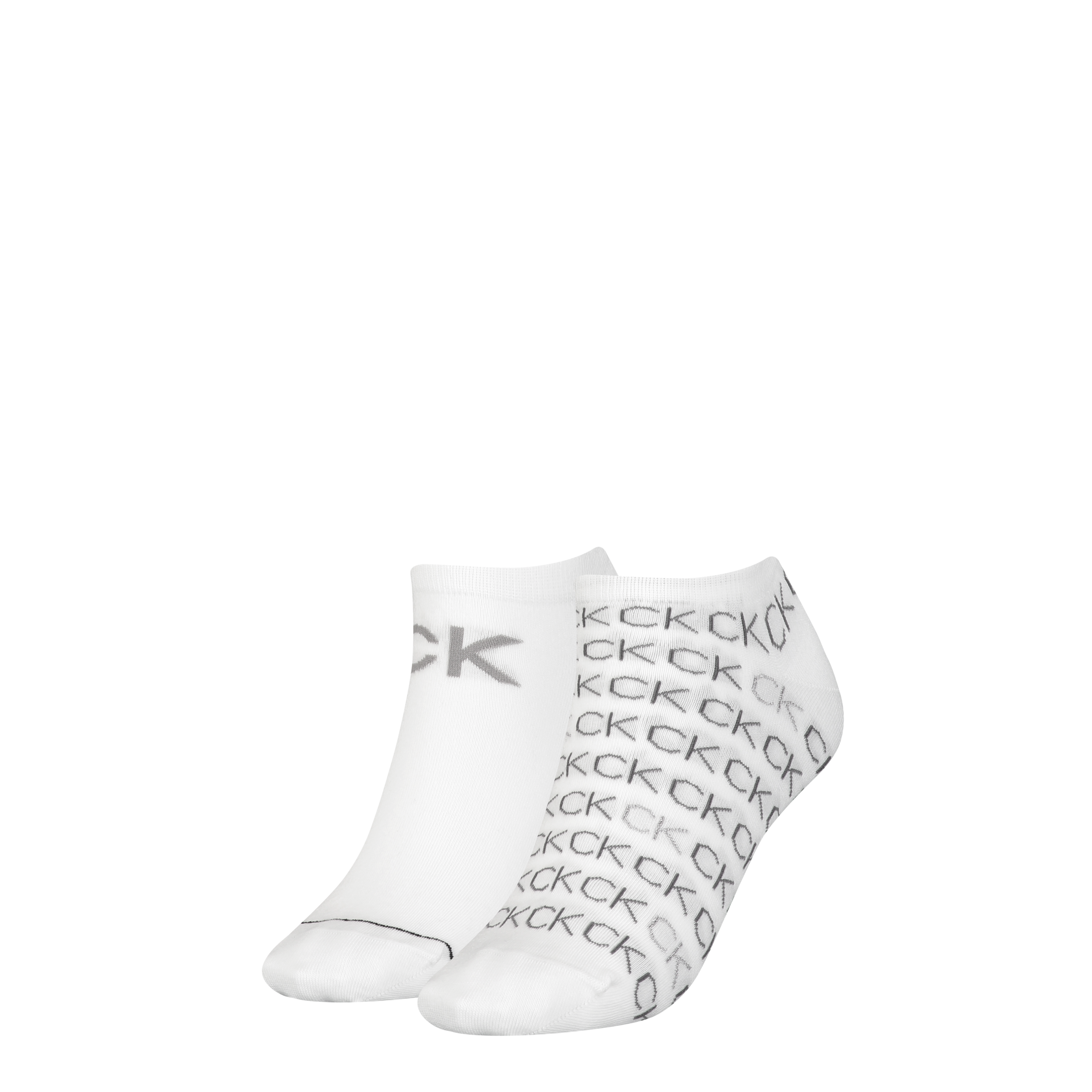 Calvin Klein Jeans Sneakersocken »CK WOMEN SNEAKER 2P ALL OVER LOGO« 2 Paar, Einheitsgrösse, flexible Passform