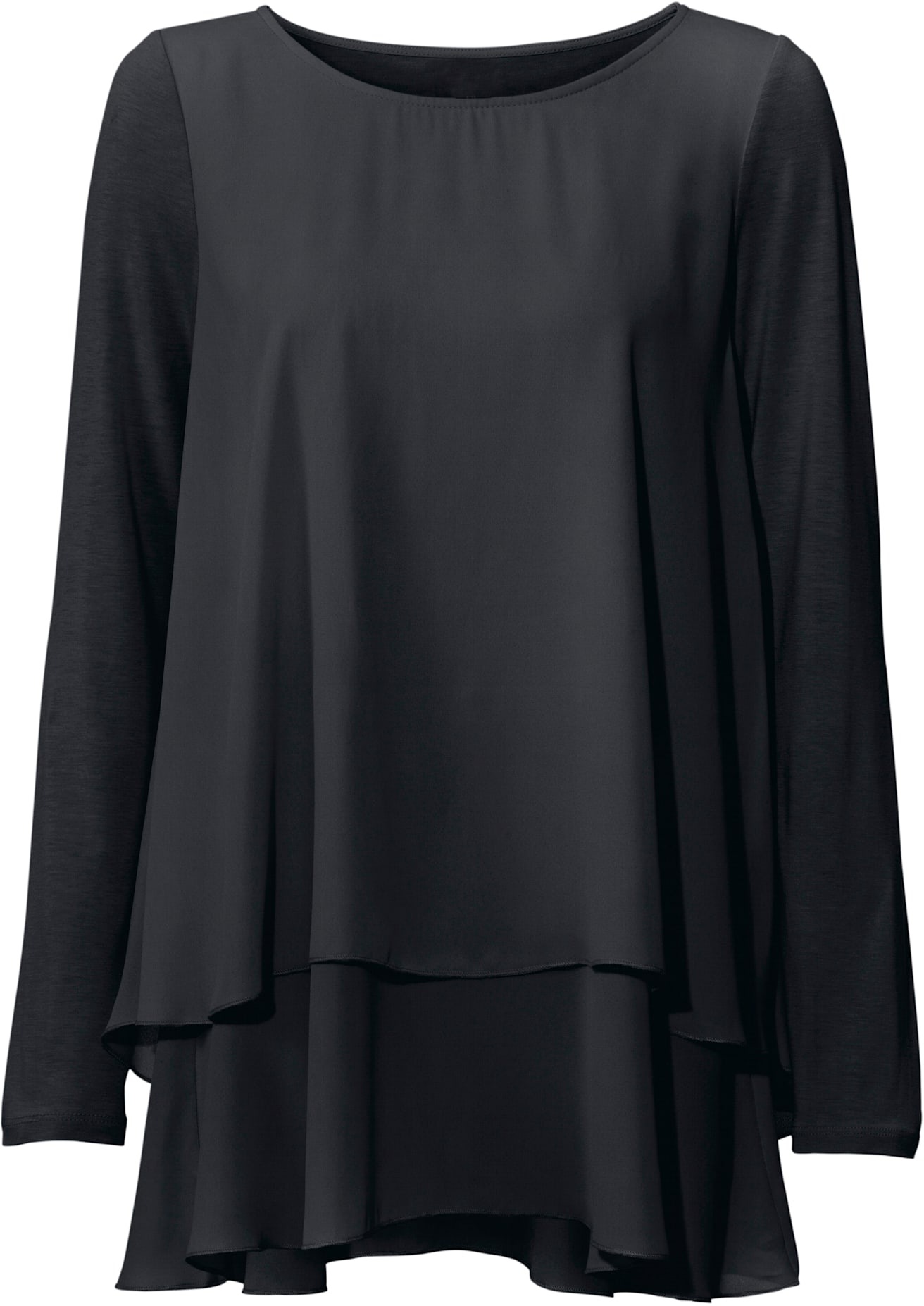 heine Rundhalsshirt »Rundhals-Shirt«, (1 tlg.)