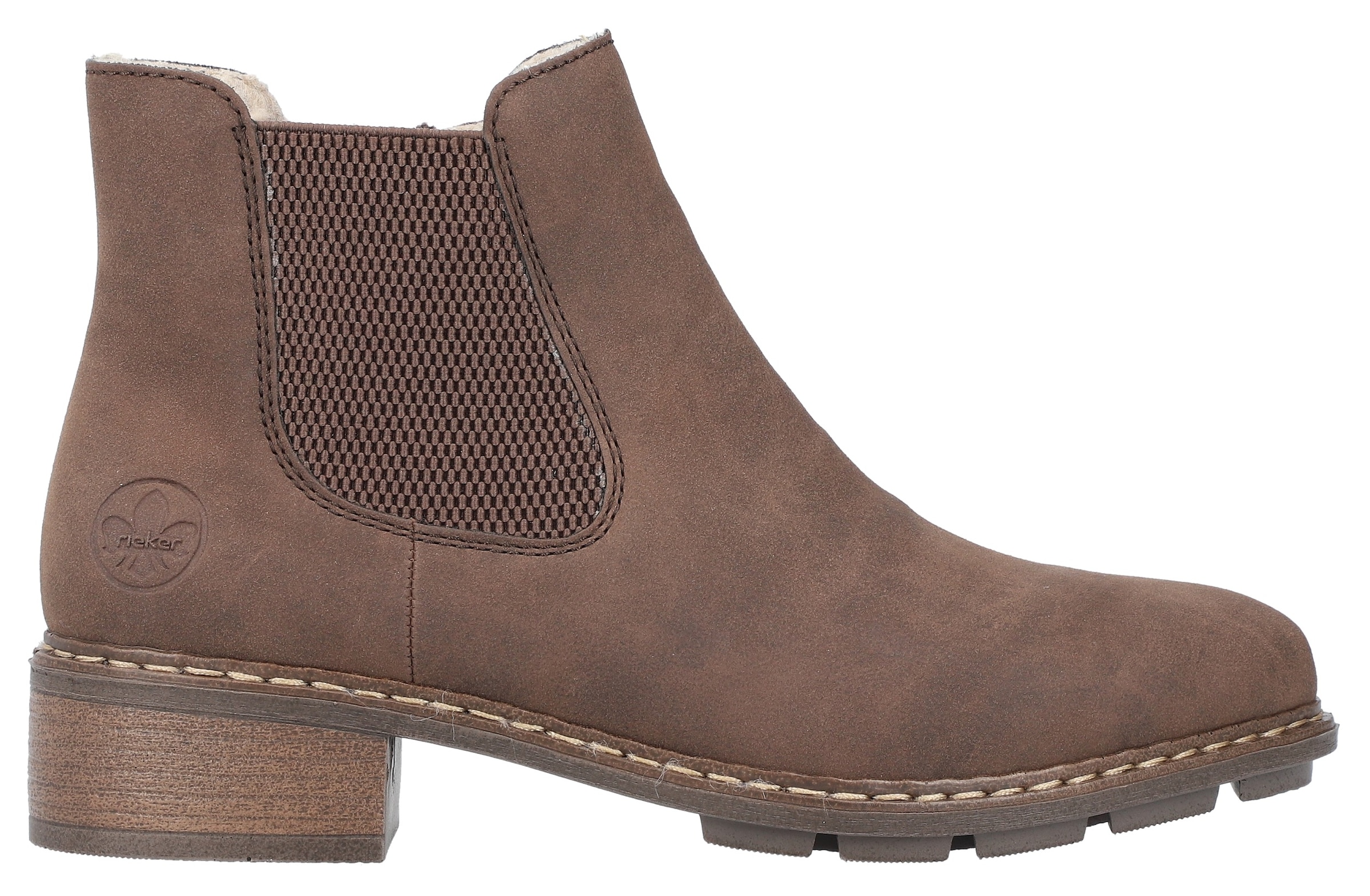Rieker Winterstiefelette, Chelseaboots, Winterboots mit praktischem Innenreissverschluss