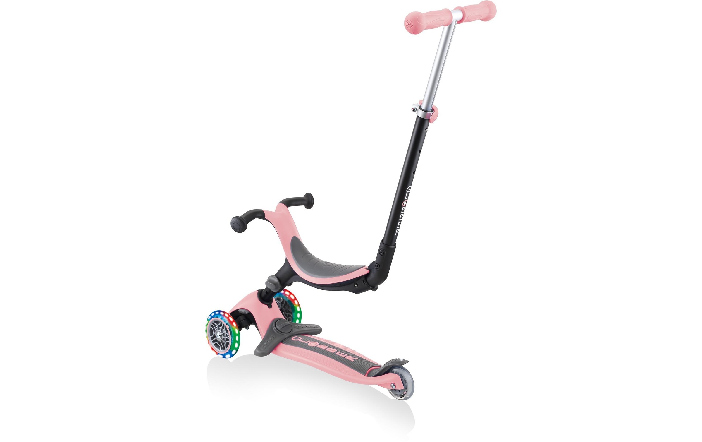 Globber Scooter »GO UP Foldable Plus Lights, Pastel Rosa«