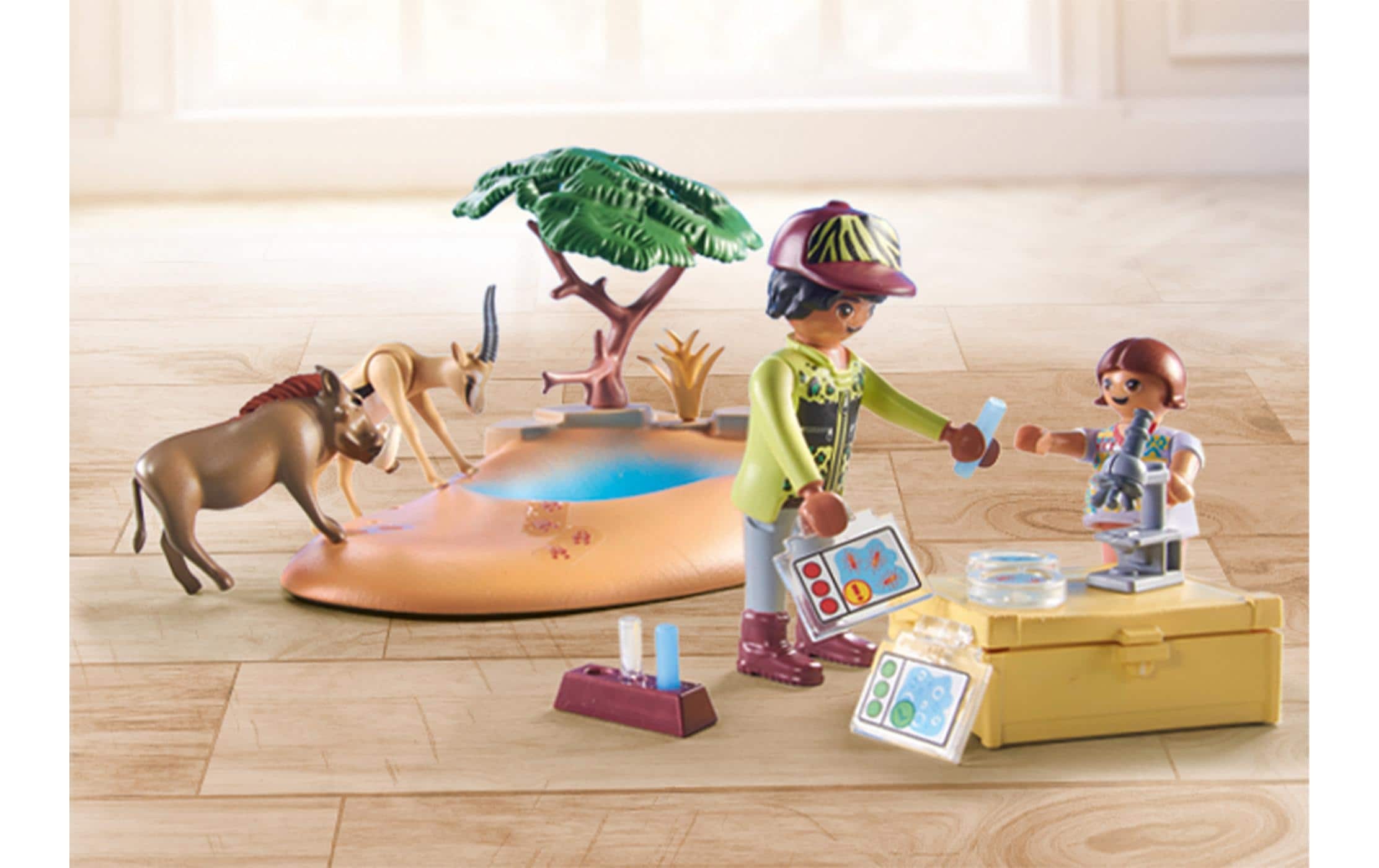 Playmobil® Spielbausteine »Wiltopia Spritztour zum Wasserloch 71294«, (35 St.)