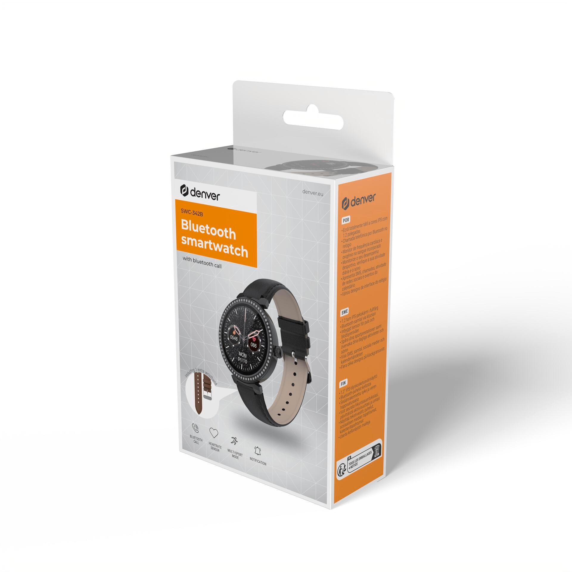 Denver Smartwatch »Smartwatch SWC-342«, (3,048 cm / 1,2 Zoll), 0,000578 GB