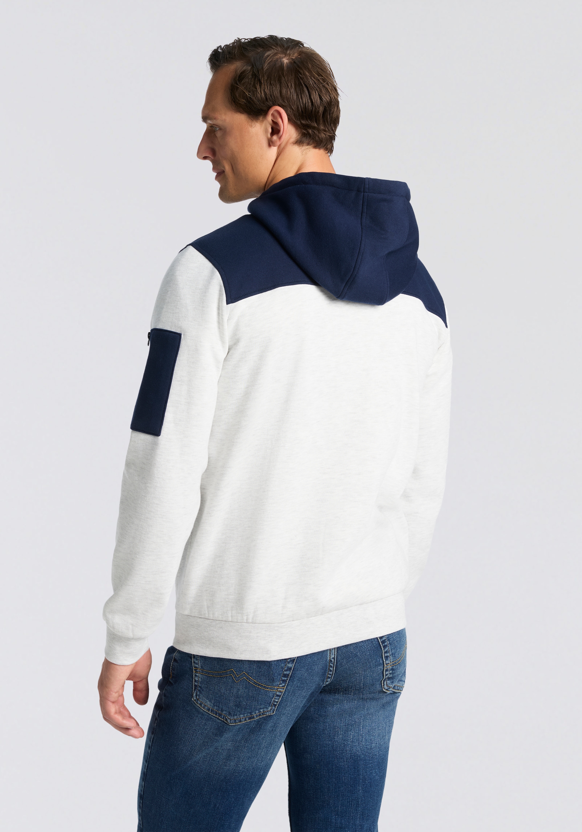 Ocean Sportswear Sweatjacke, Innen weich angeraut
