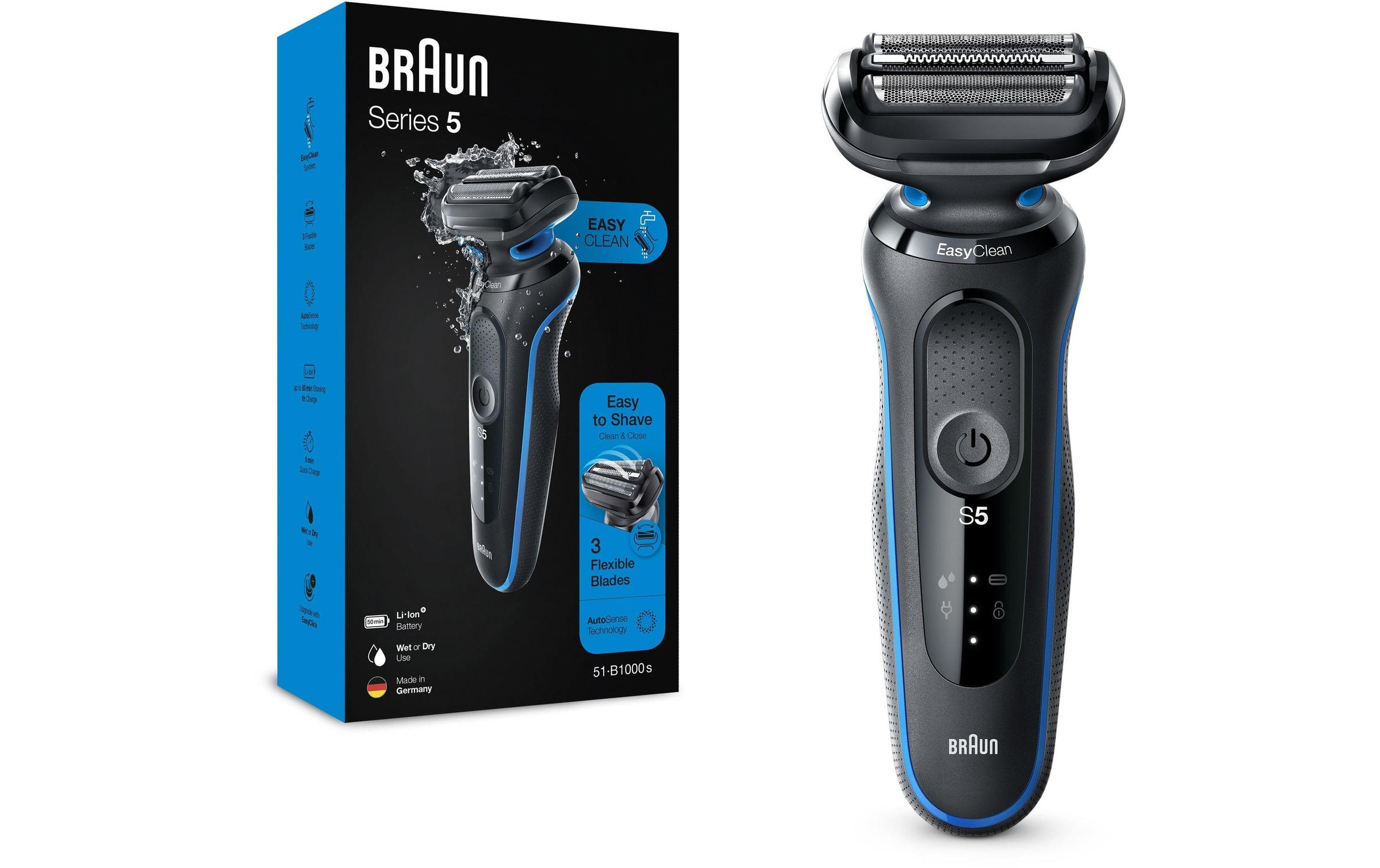 Braun Gesichtshaarrasierer »Braun Rasierer Series 5 51-B1000s«