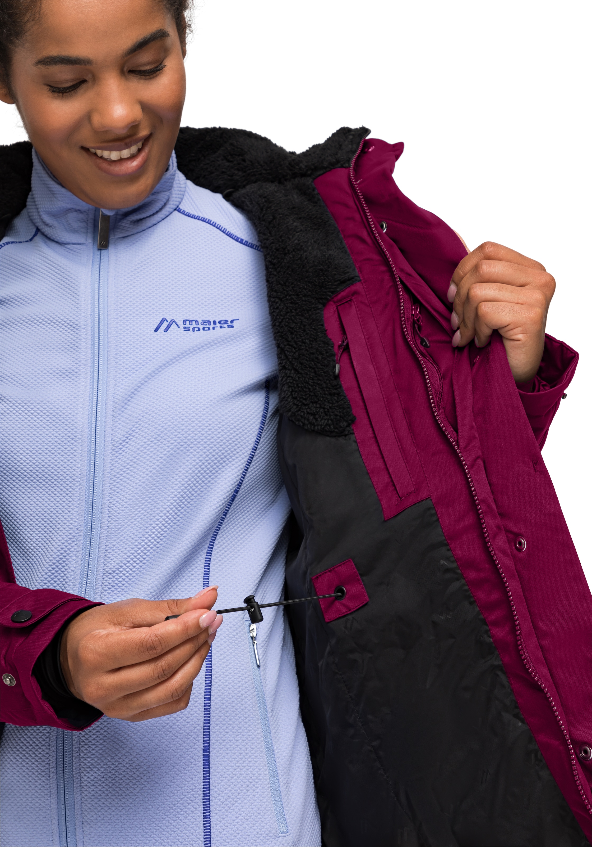 Maier Sports Funktionsjacke »Lisa 2«, Outdoor-Mantel mit vollem Wetterschutz