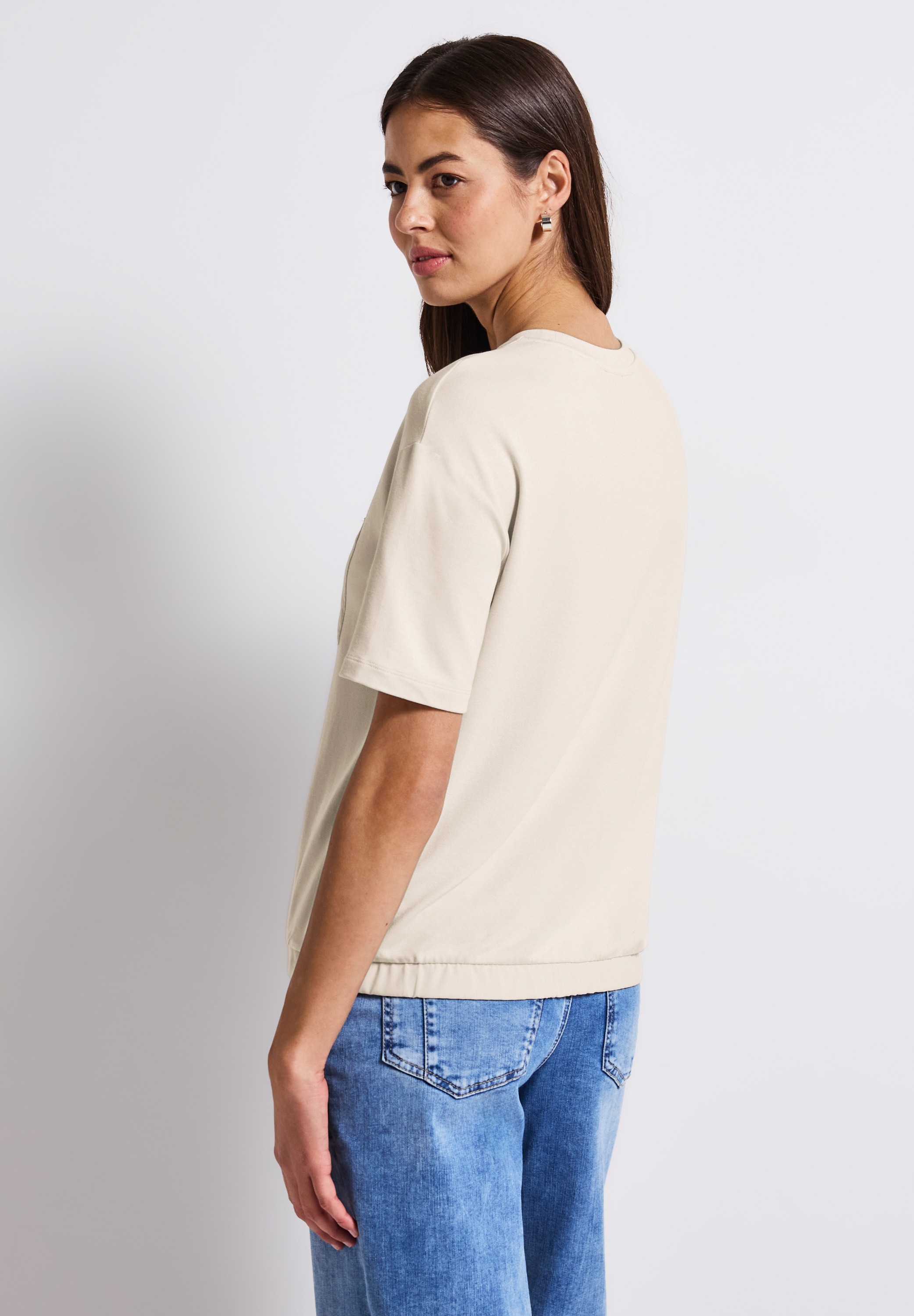 STREET ONE T-Shirt, mit Brusttasche