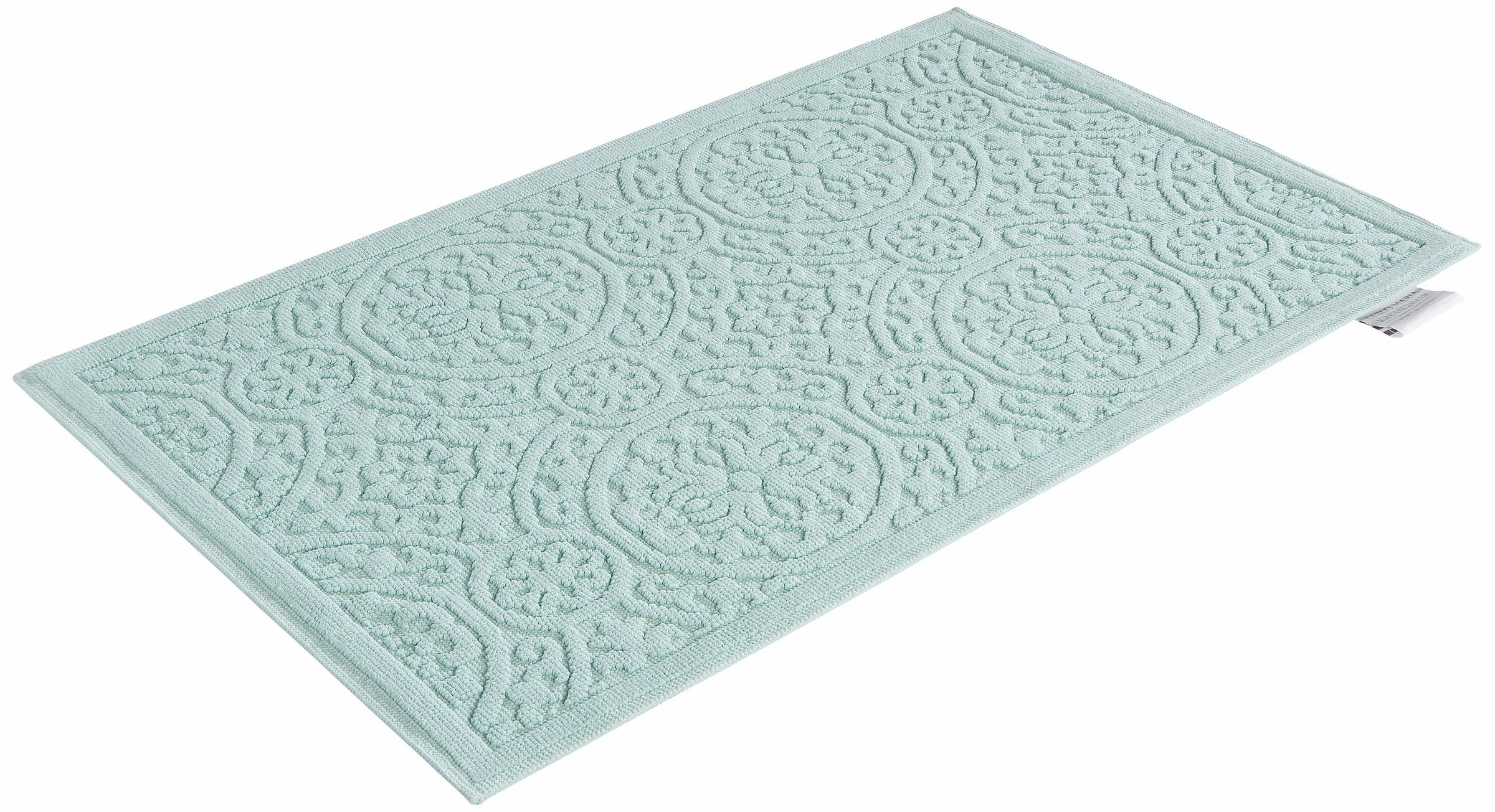 Guido Maria Kretschmer Home&Living Badematte »Garden Pastels«, rutschhemmend beschichtet, fussbodenheizungsgeeignet-schnell trocknend-strapazierfähig, Badteppich, Hoch-Tief-Effekte, auch als 2 tlg. Set erhältlich