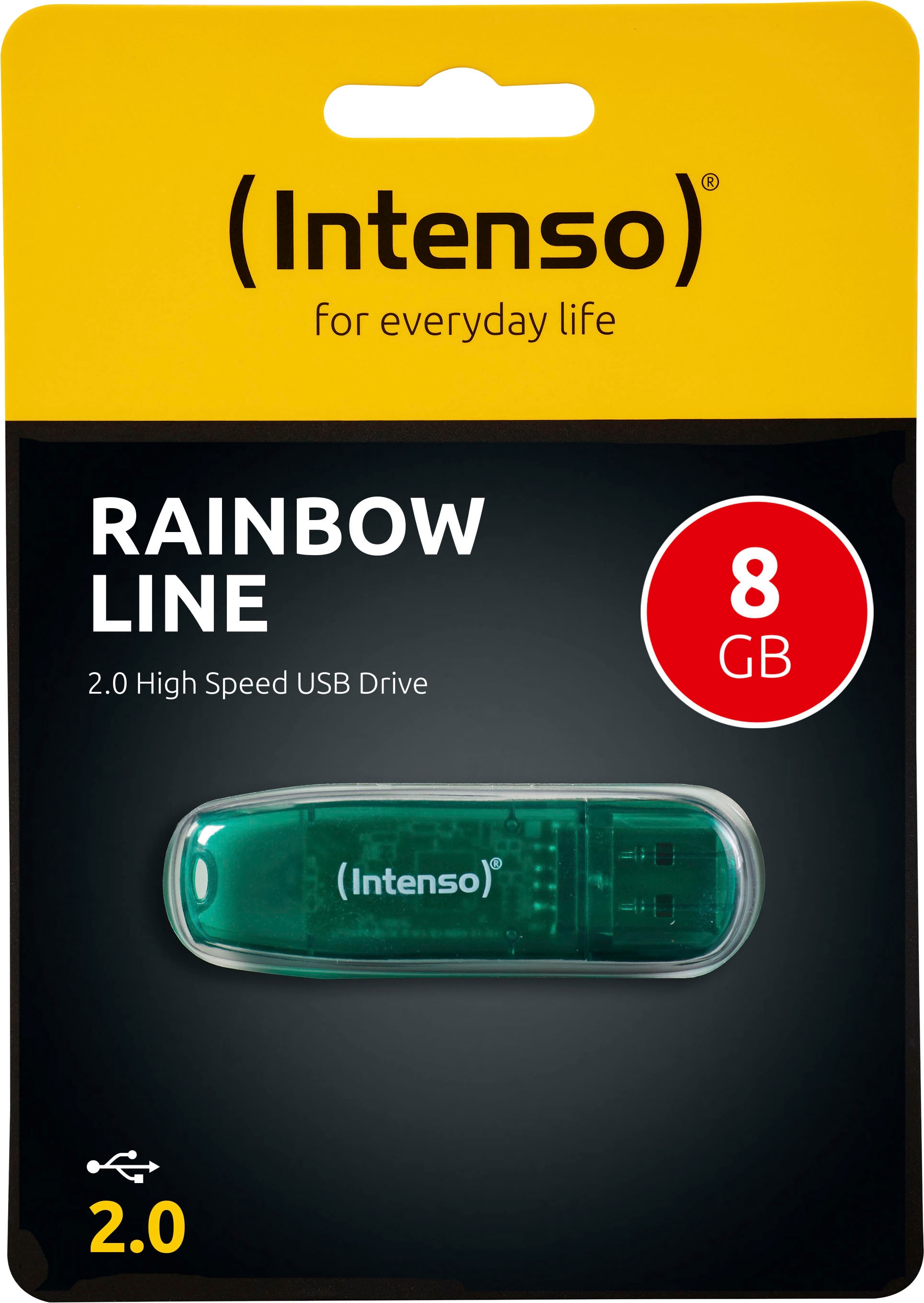 Intenso USB-Stick »Rainbow Line«, (Lesegeschwindigkeit 28 MB/s)