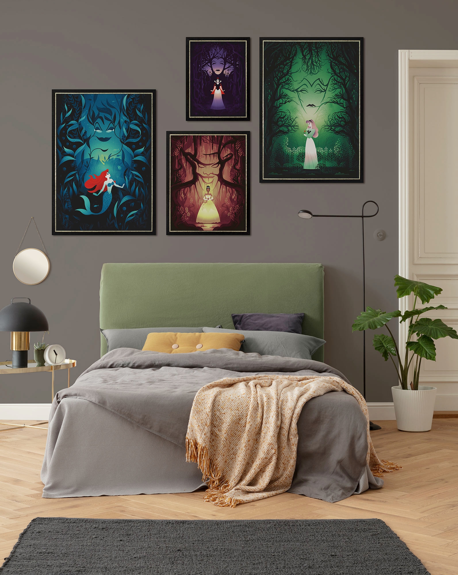 Komar Wandbild »Disney Snow White Evil Queen«, Disney, (Set, 1 St.), 50 x 70 cm (Breite x Höhe) - Kinderzimmer, Dekoration
