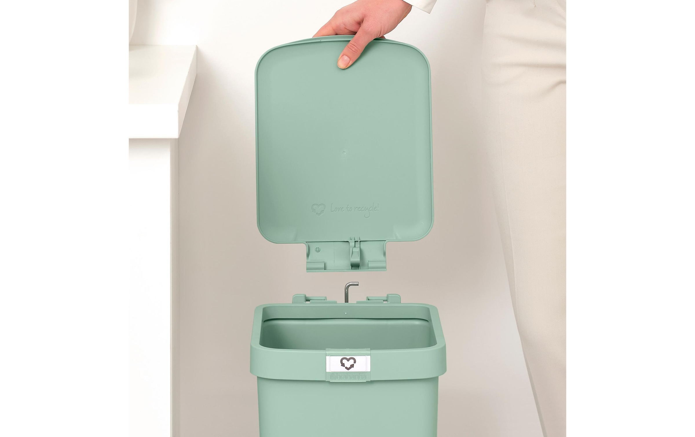 Brabantia Mülleimer »StepUp 16 l«, 1 Behälter
