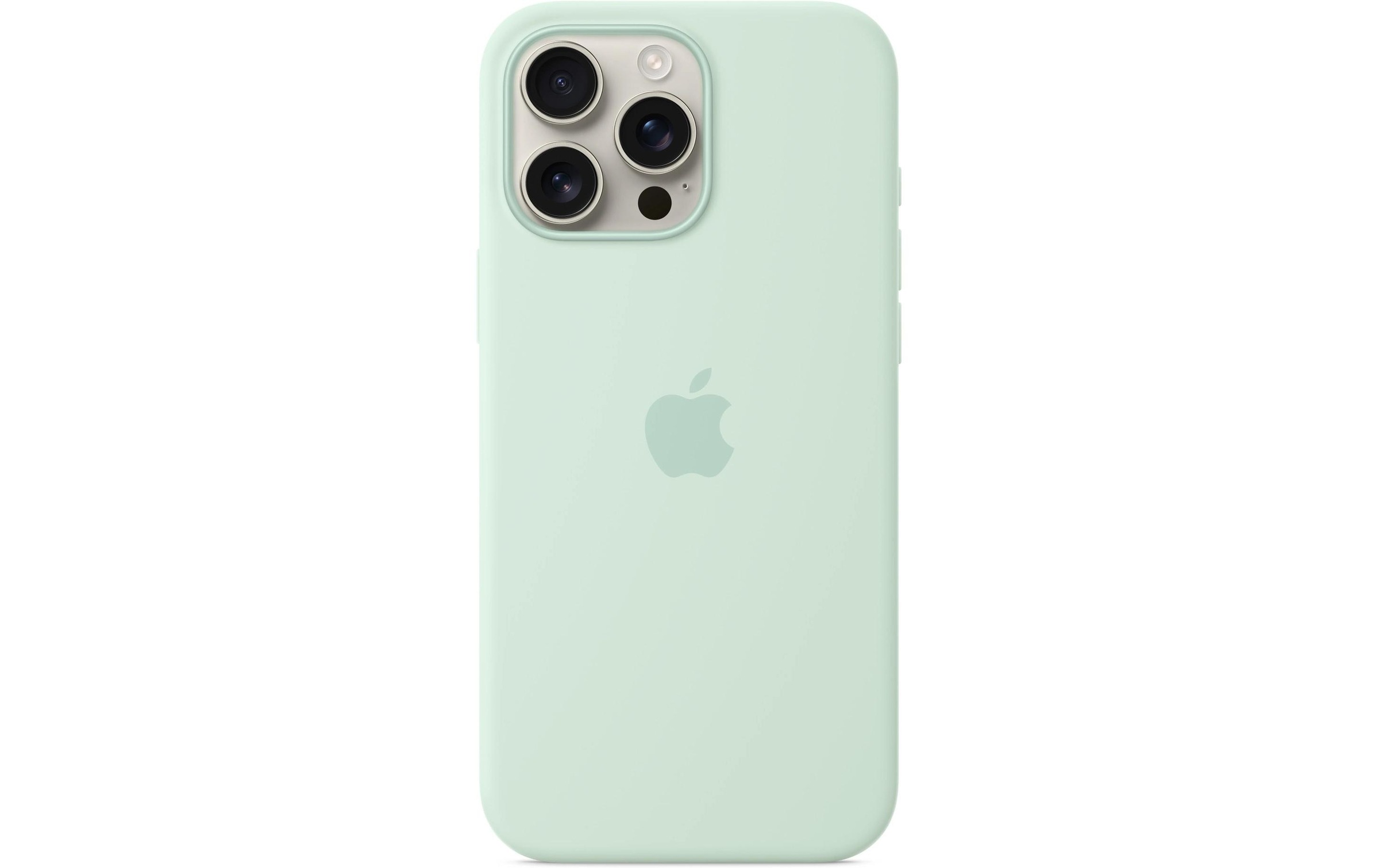 Apple Smartphone Silikon Case mit MagSafe, iPhone 16 Pro Max, Aquamarin