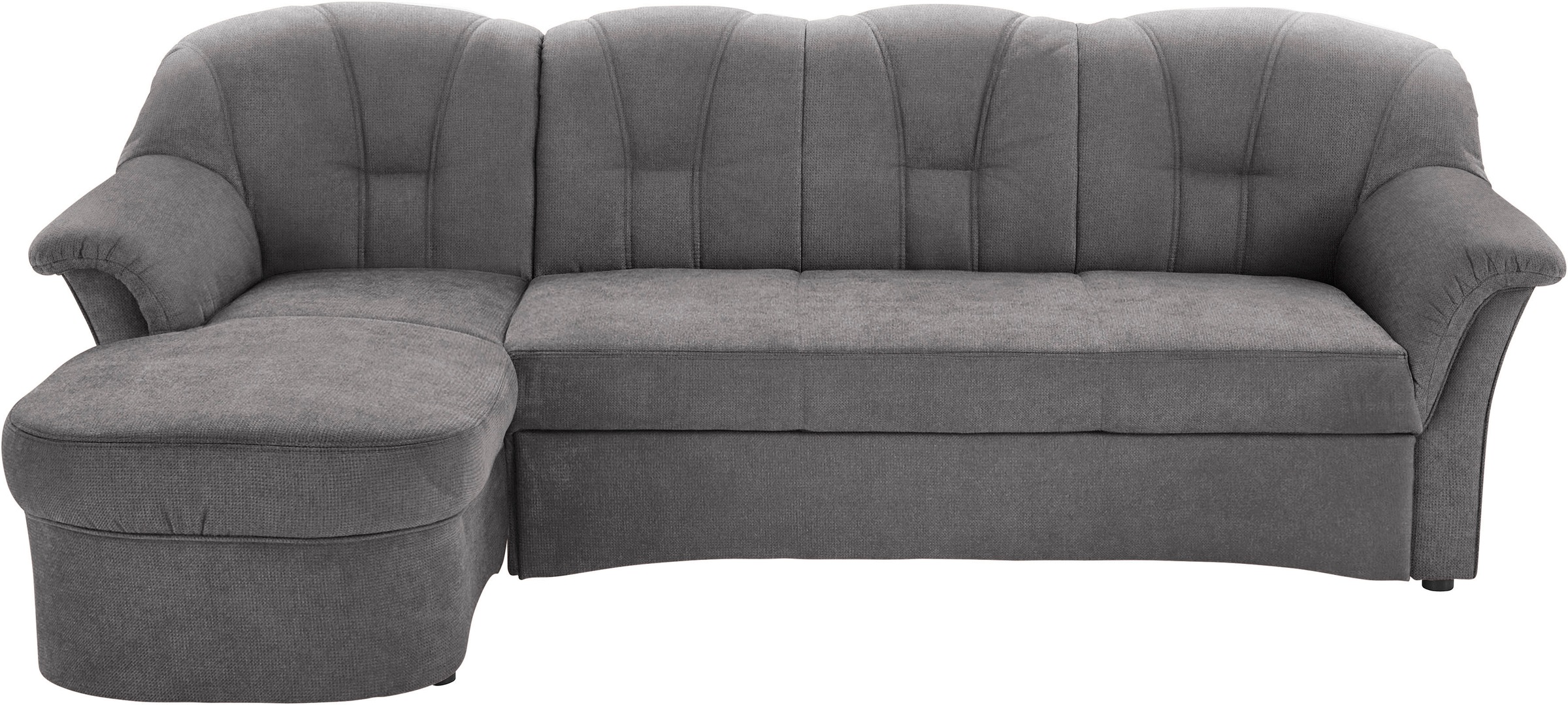 DOMO collection Ecksofa Papenburg L-Form, in grosser Farbvielfalt, wahlweise mit Bettfunktion