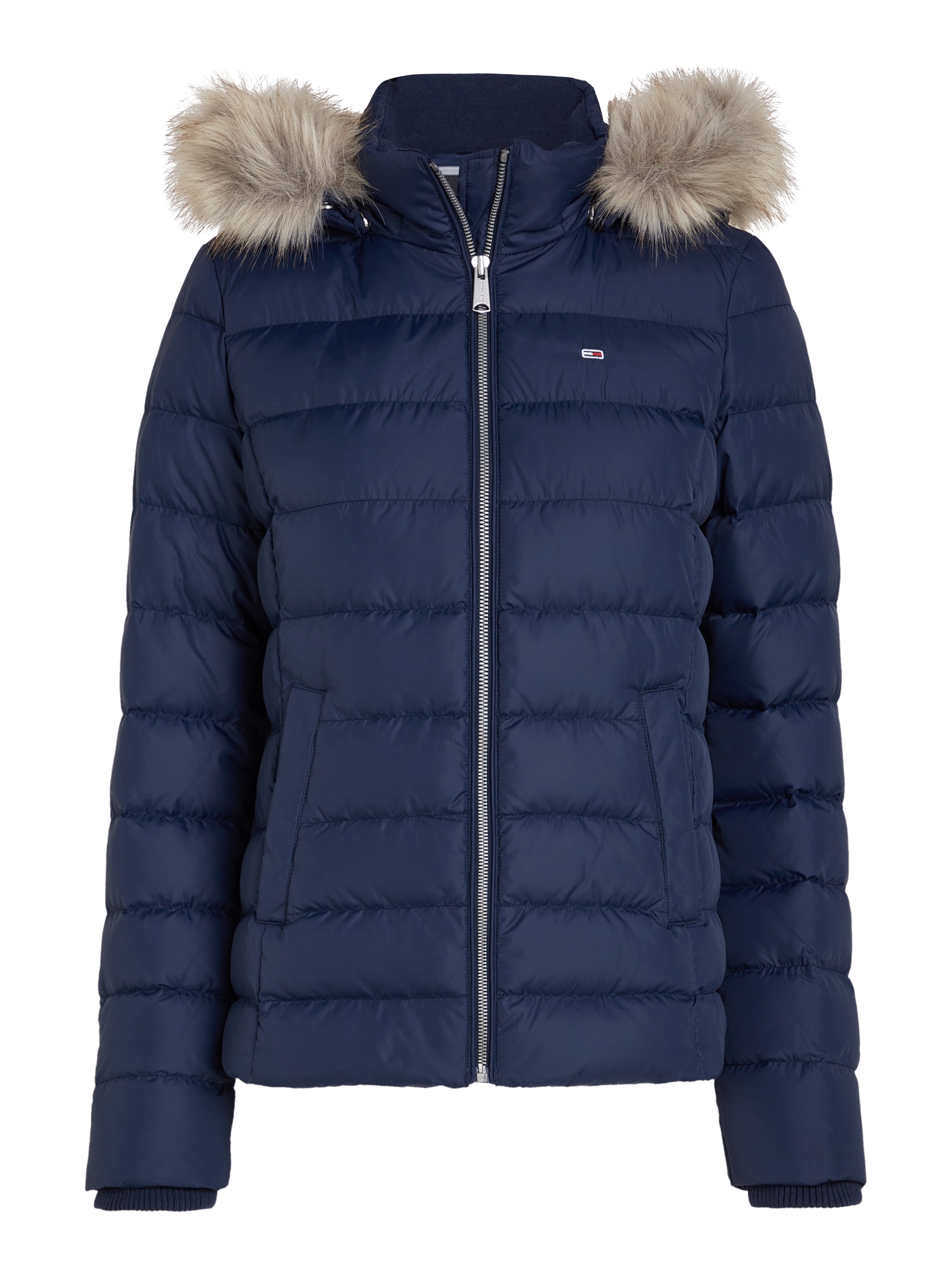 Tommy Jeans Curve Steppjacke »TJW BASIC HOODED DOWN JACKET EXT«, mit Kapuze, in Grossen Grössen, mit Kapuze