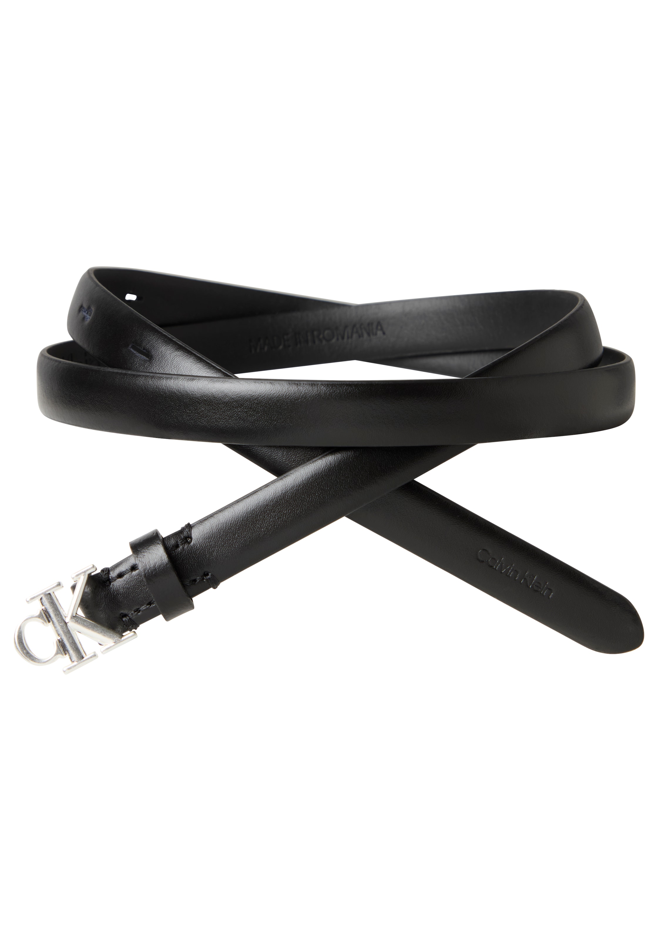 Calvin Klein Ledergürtel »CK BUCKLE 15MM FIXED BELT« Grössenverstellbar